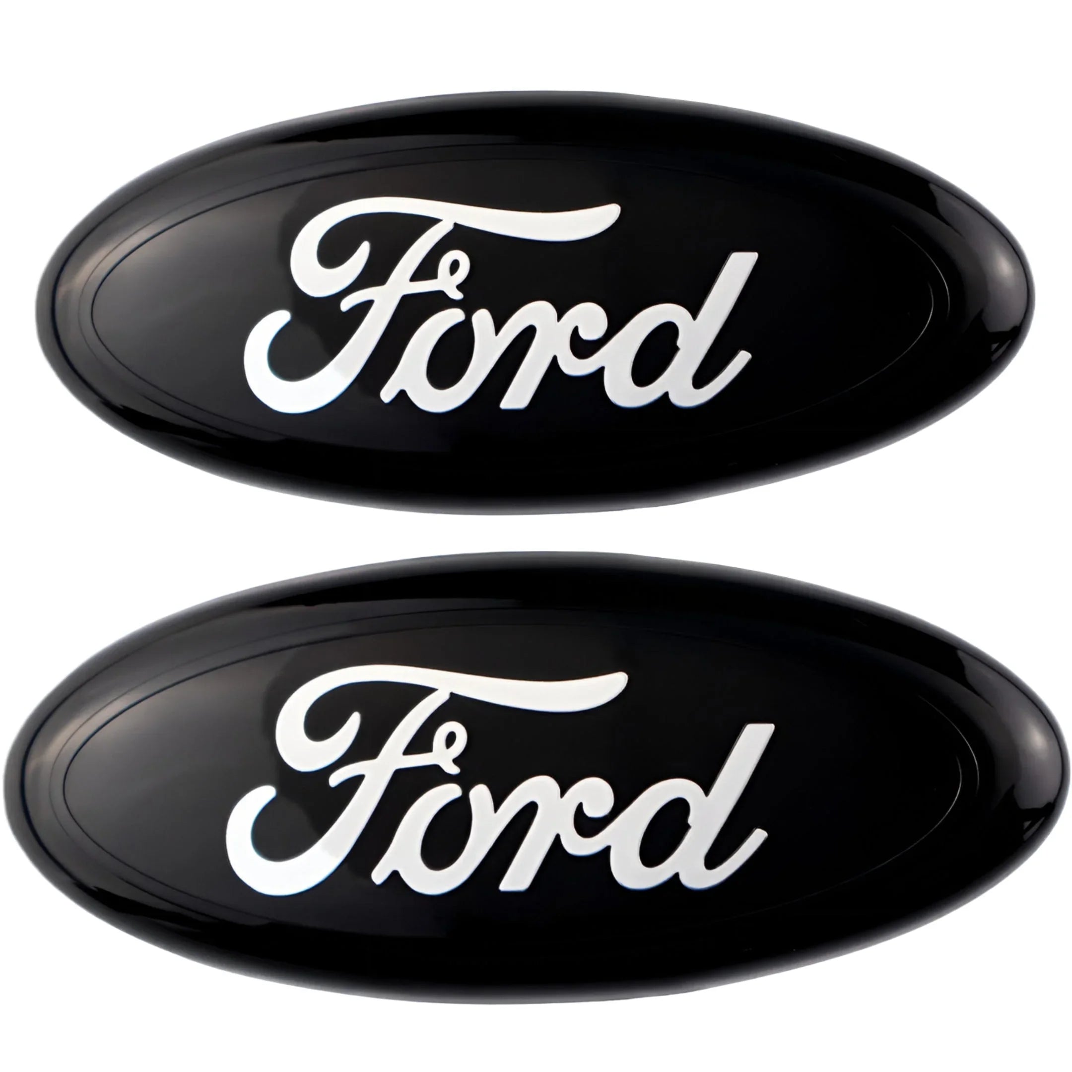 Ford Emblem Überzug | Schwarz Chrom