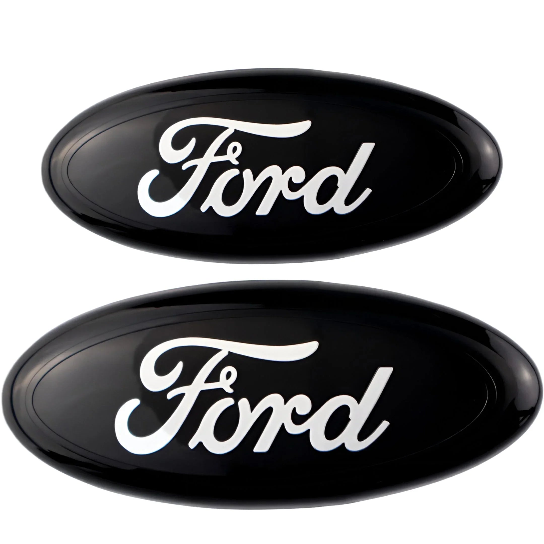 Ford Emblem Überzug | Schwarz Chrom