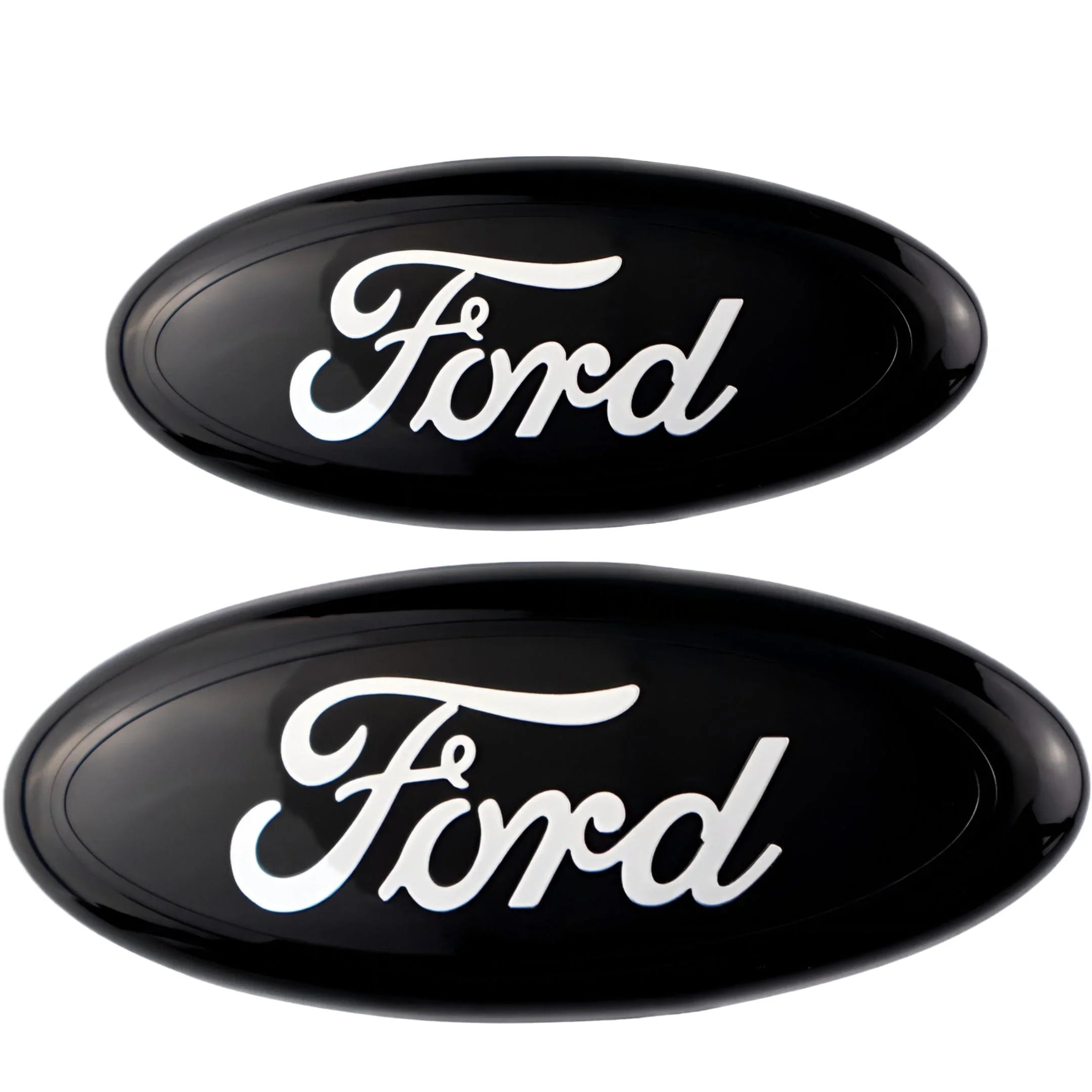 Ford Emblem Überzug | Schwarz Chrom