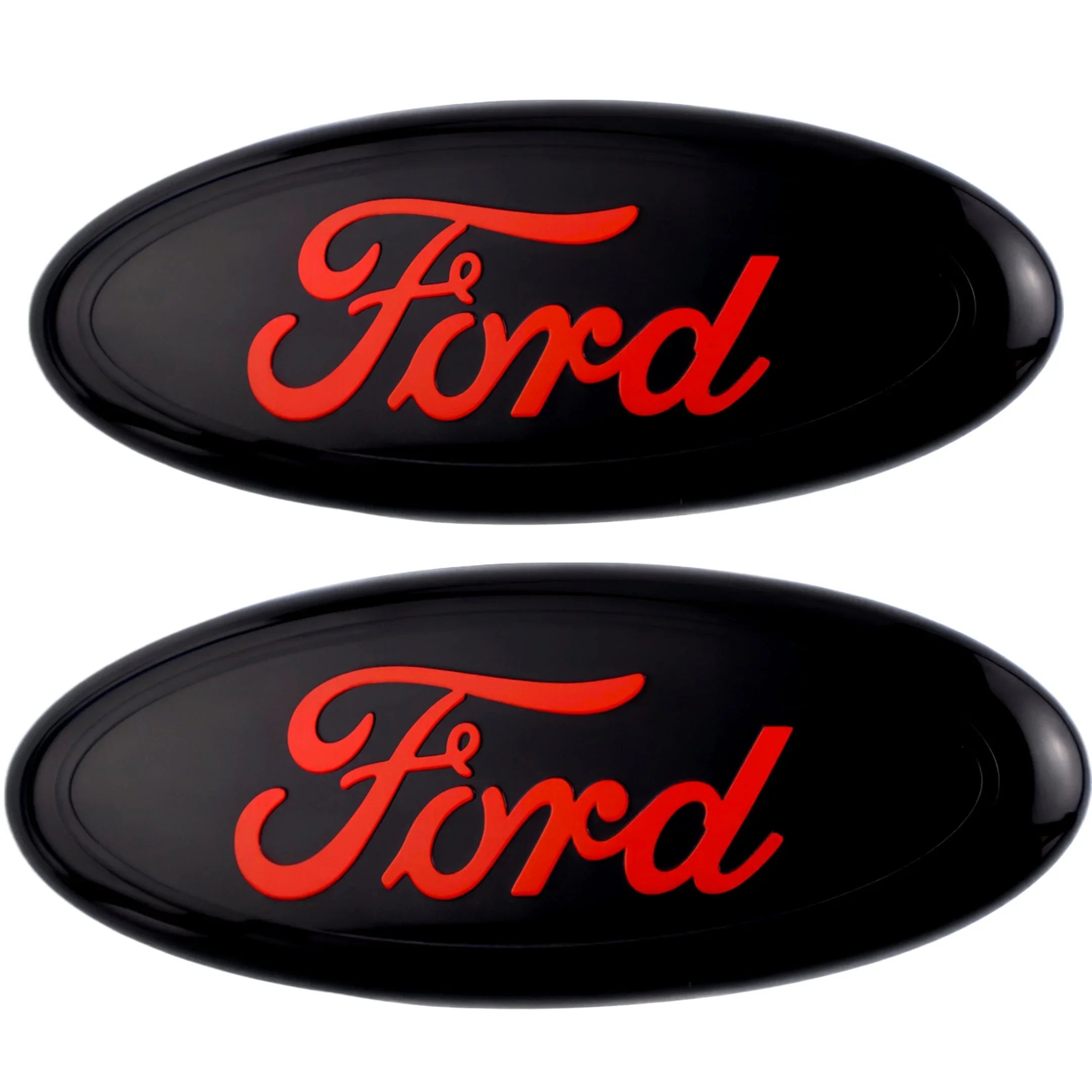 Ford Emblem Überzug | Schwarz Rot