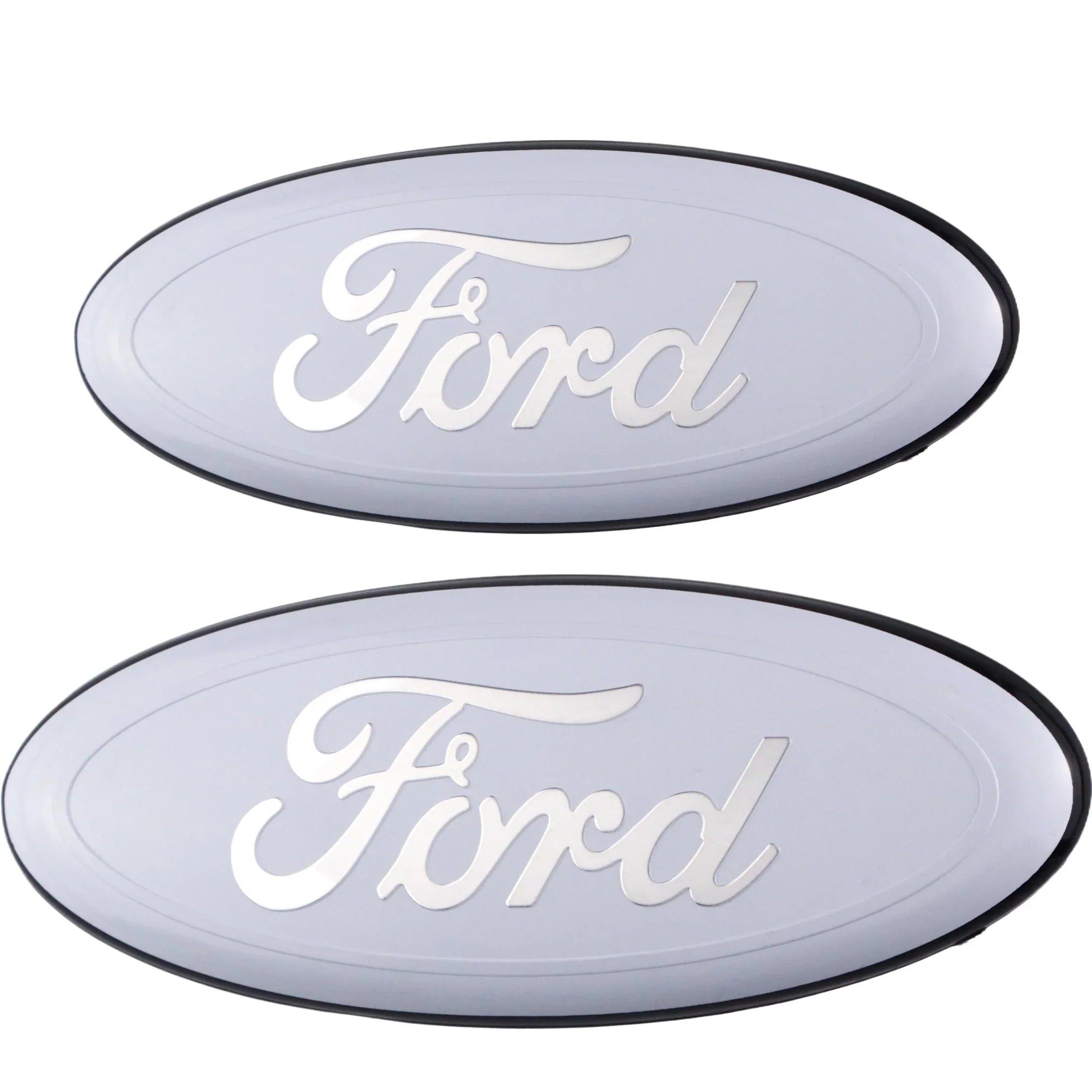Ford Emblem Überzug | Chrom Weiß