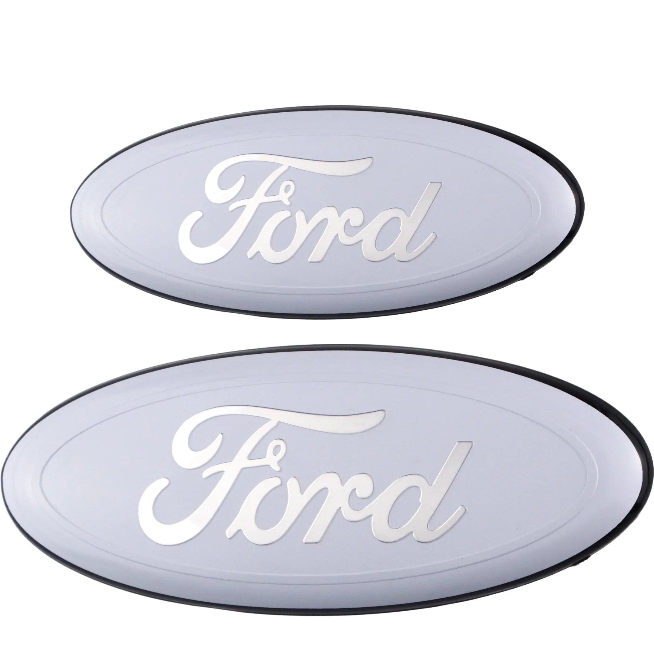 Ford Emblem Überzug | Chrom Weiß