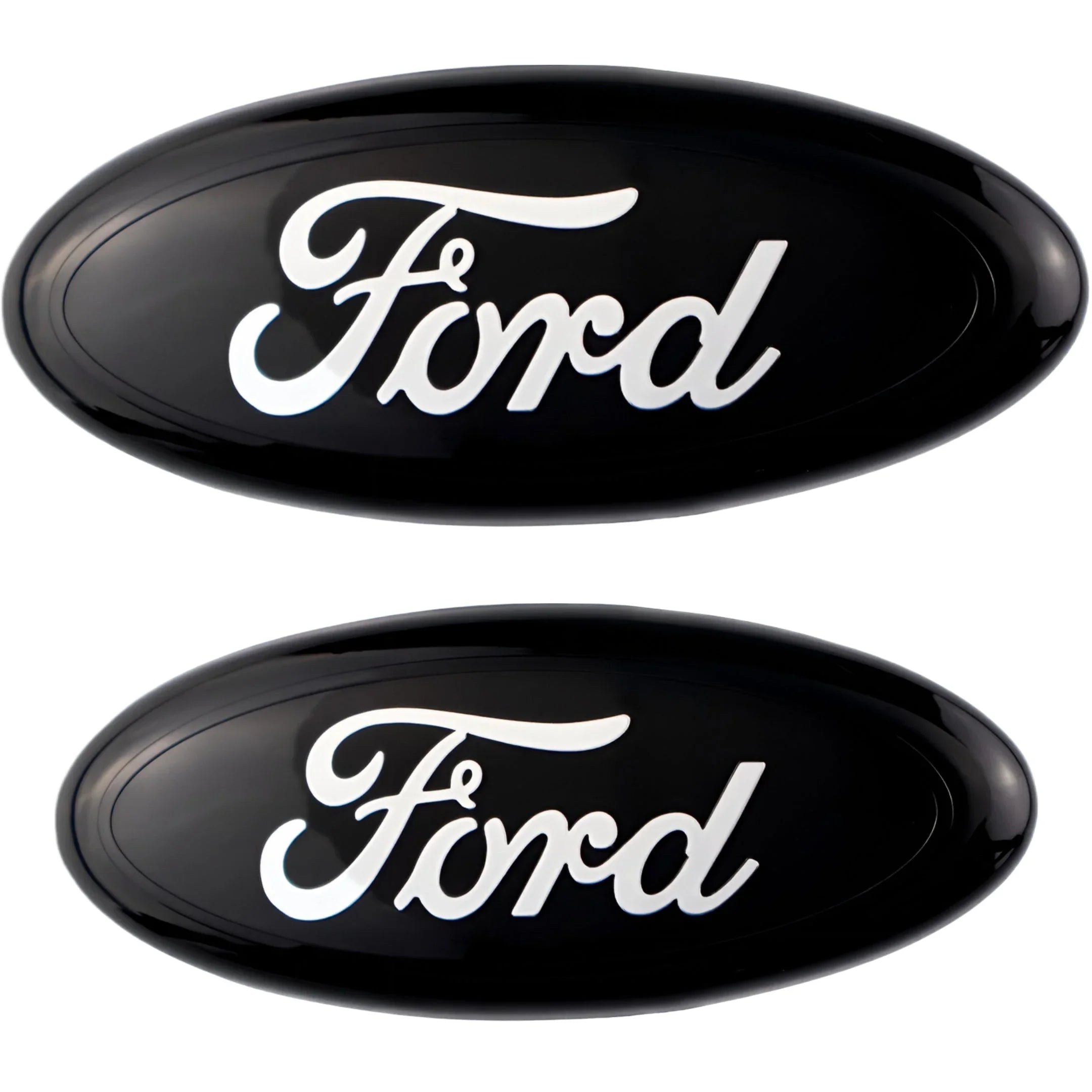 Ford Emblem Überzug | Schwarz Chrom