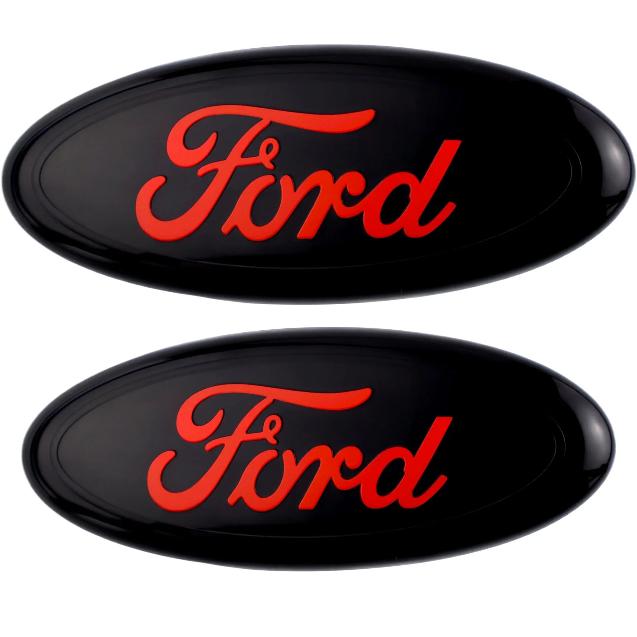 Ford Emblem Überzug | Schwarz Rot
