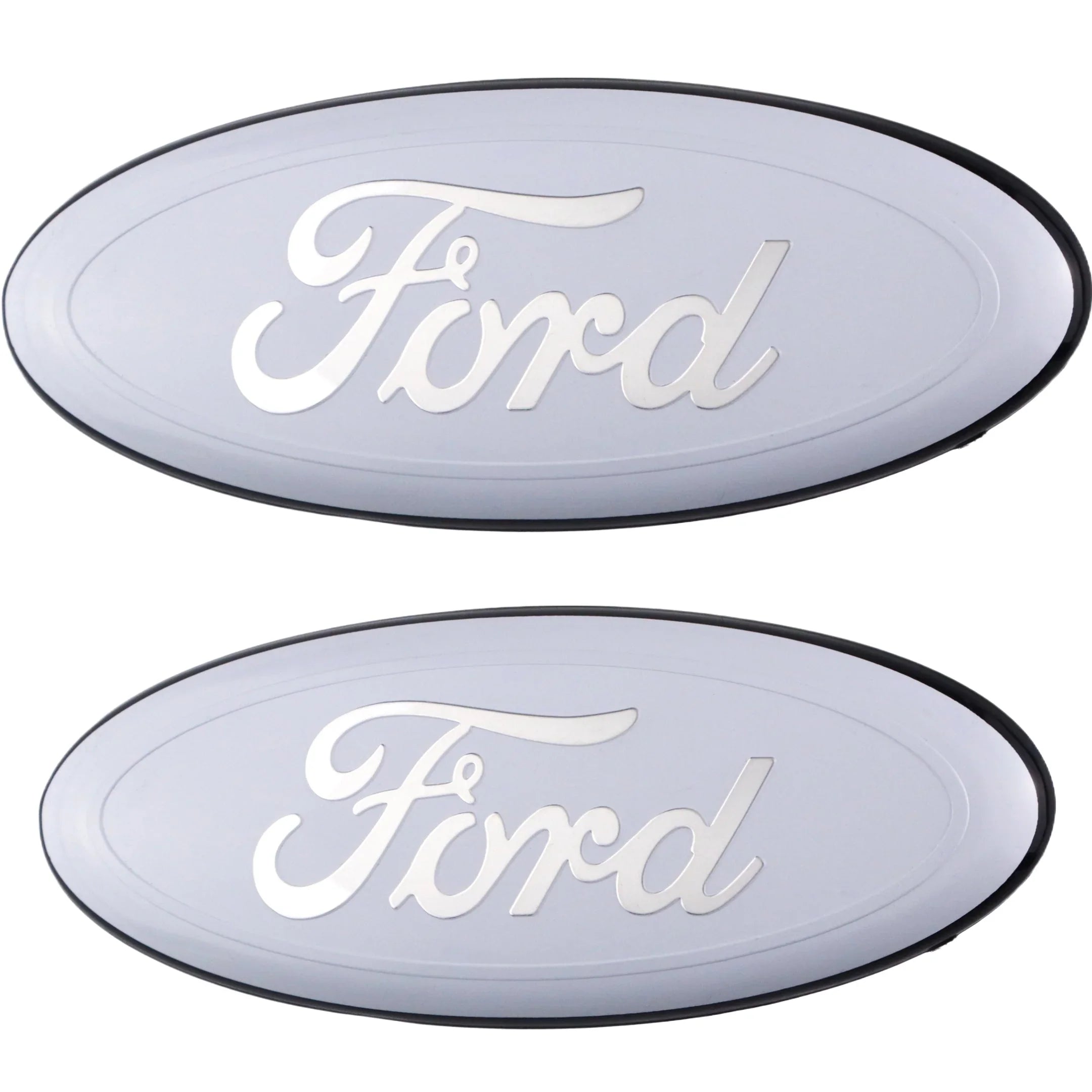 Ford Emblem Überzug | Chrom Weiß