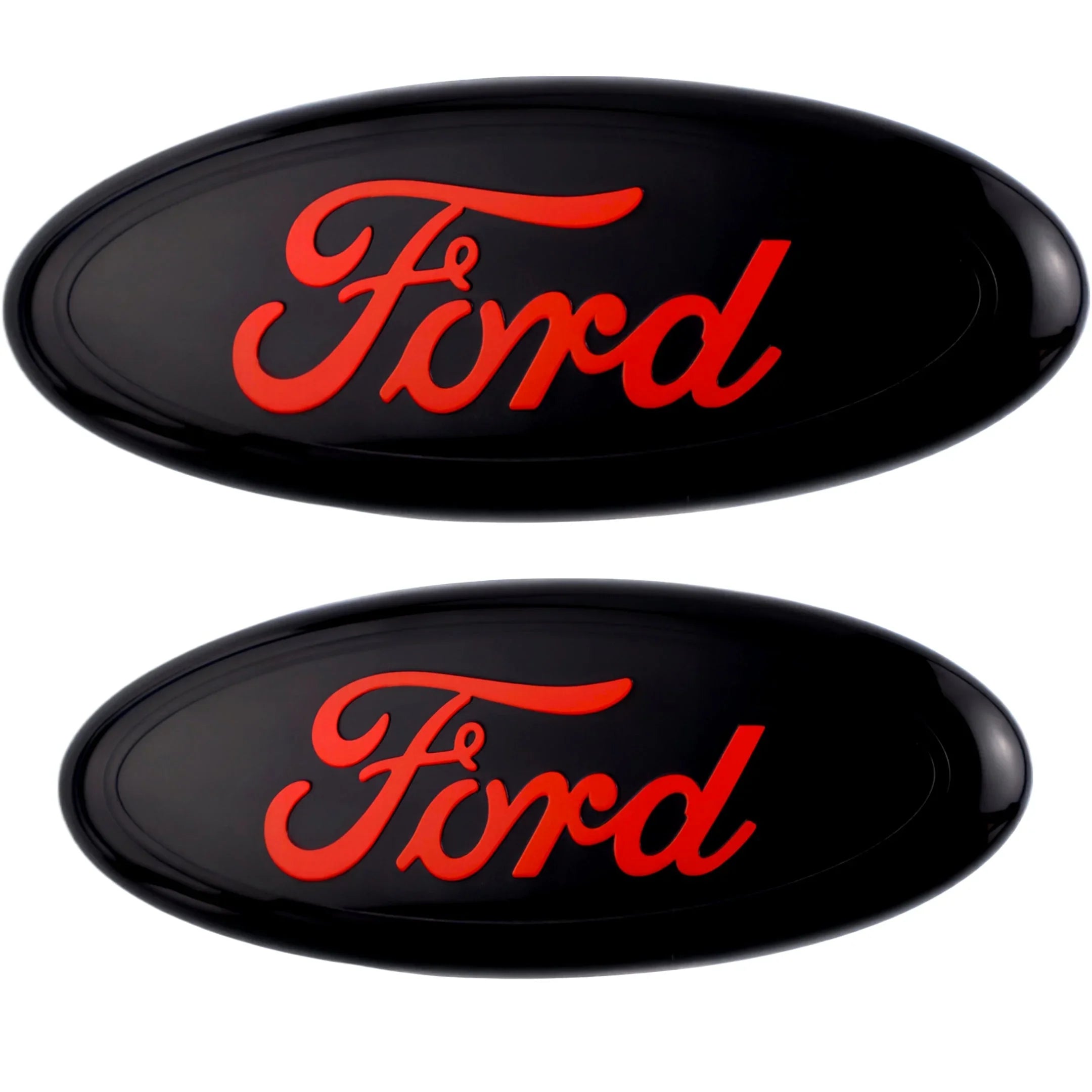 Ford Emblem Überzug | Schwarz Rot