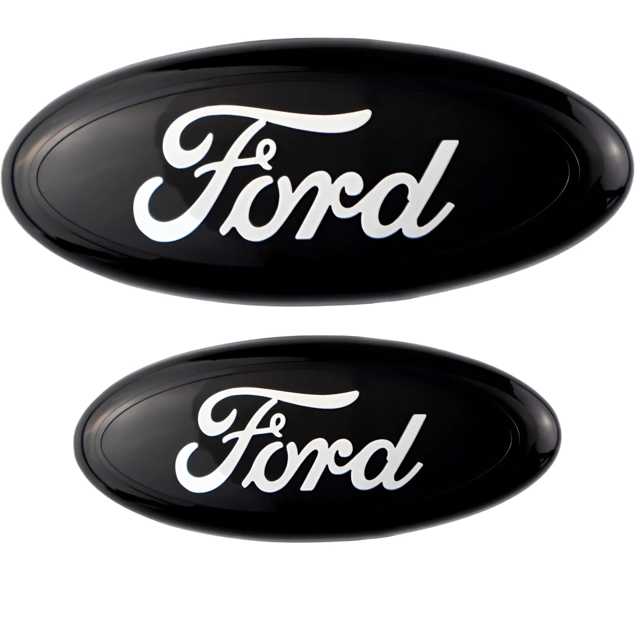 Ford Emblem Überzug | Schwarz Chrom