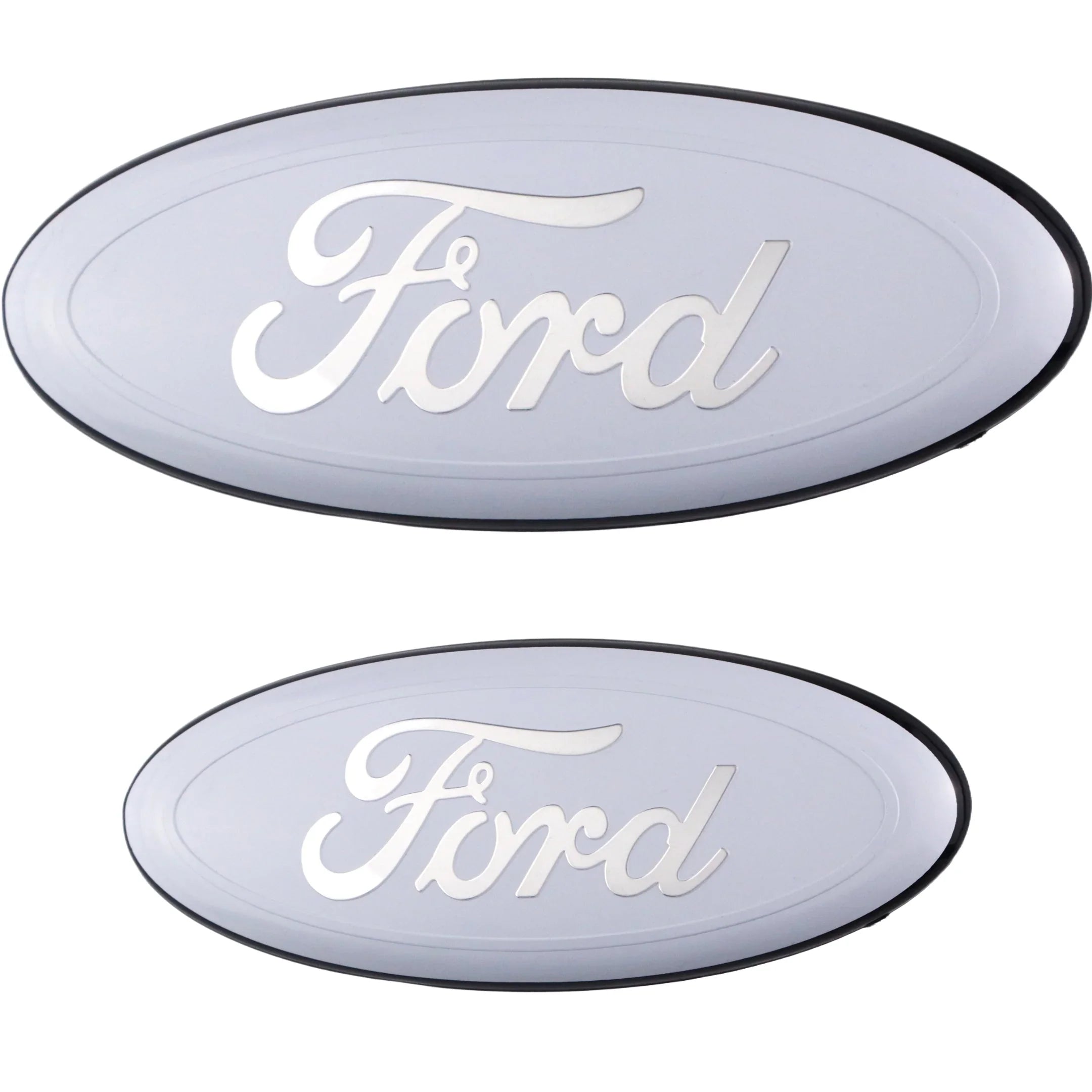 Ford Emblem Überzug | Chrom Weiß
