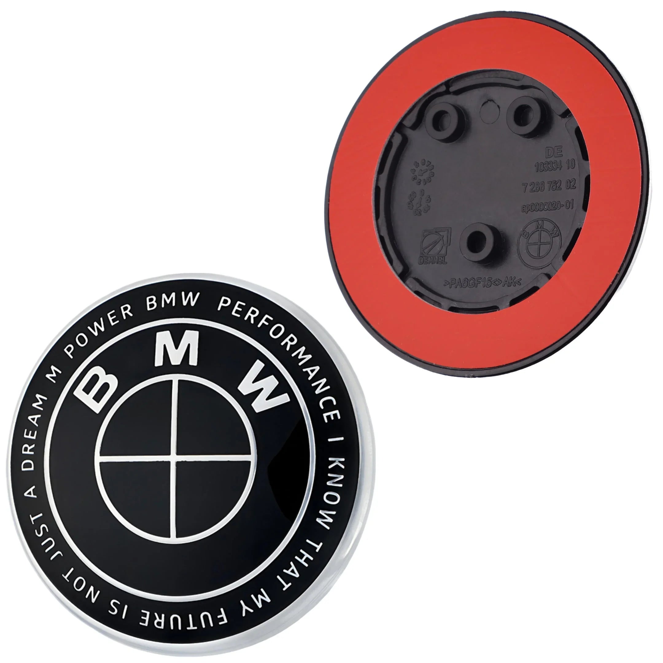 50. Jubiläumsabzeichen | Voll Schwarz - BMW Kompatibel