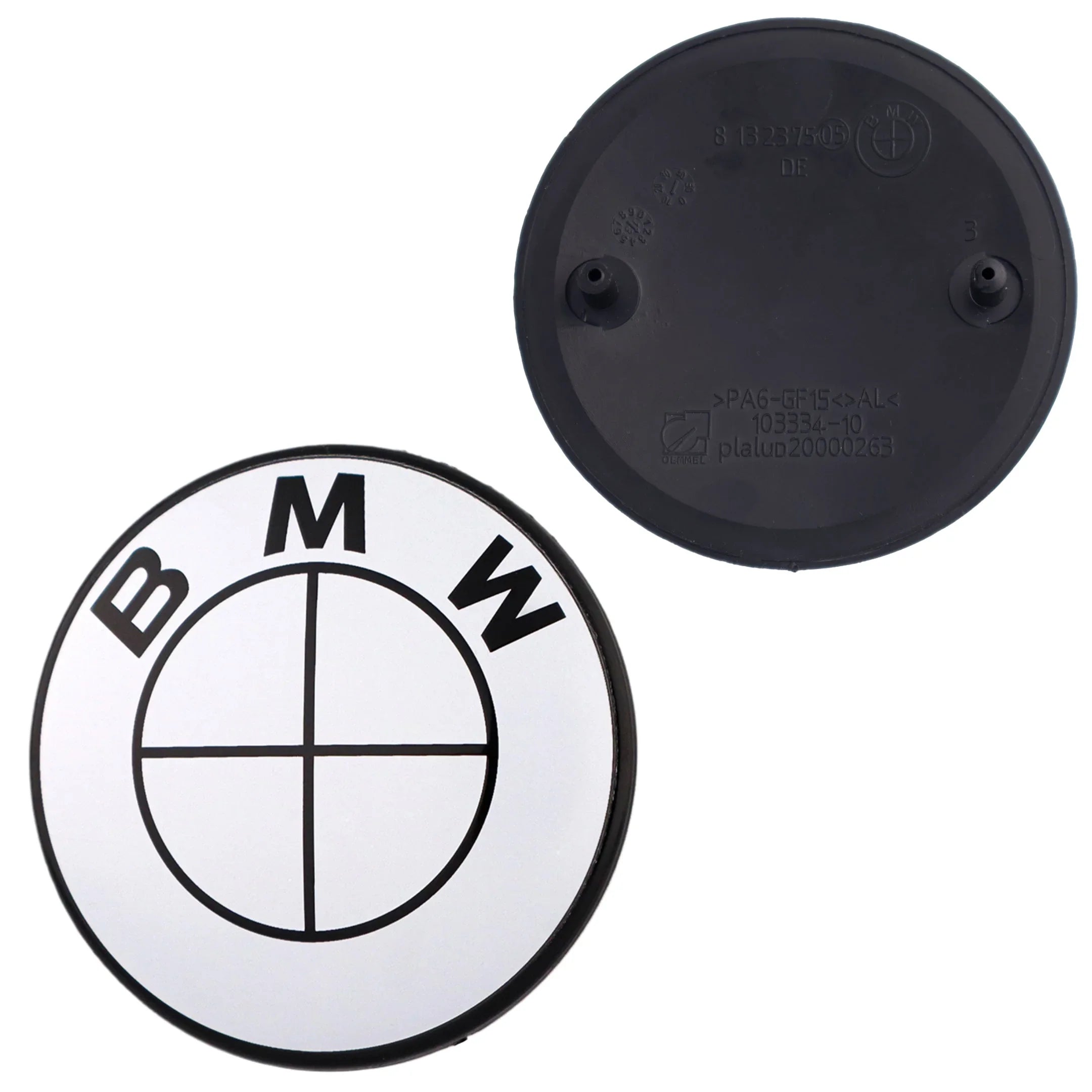 Emblem | Glänzendes Weiß - BMW Kompatibel