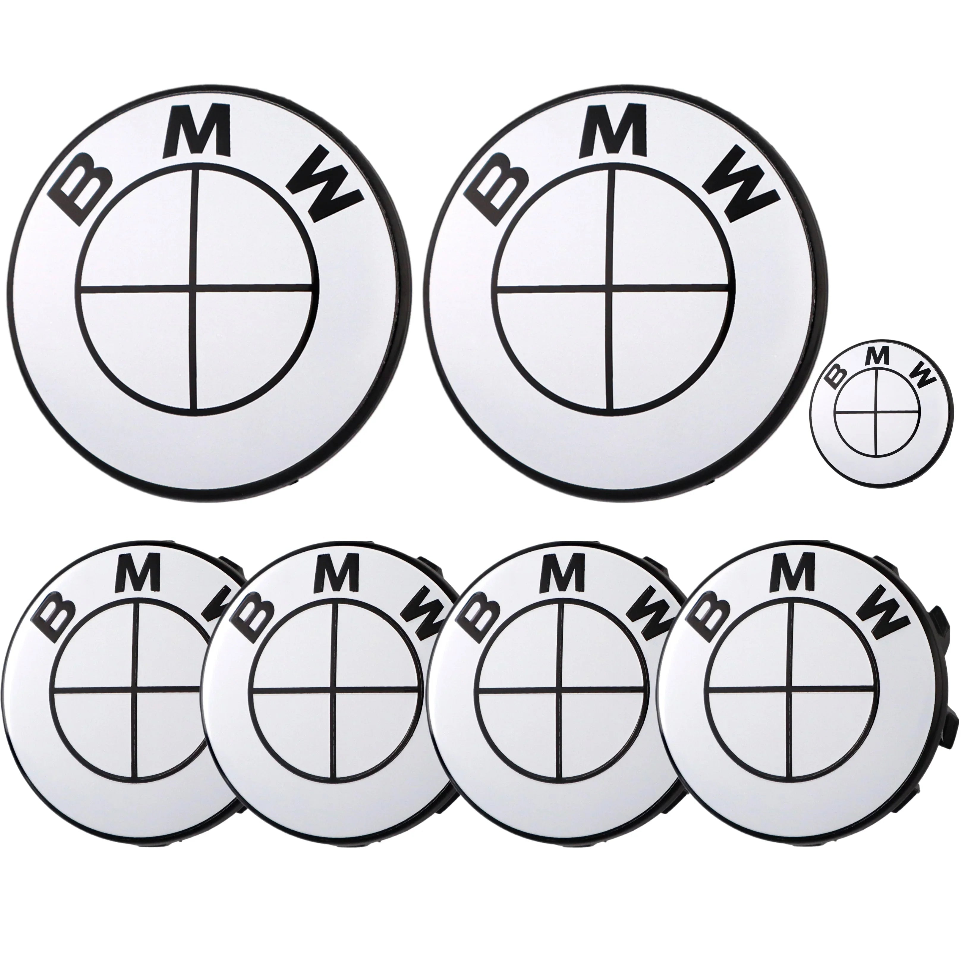 Emblem | Glänzendes Weiß - BMW Kompatibel