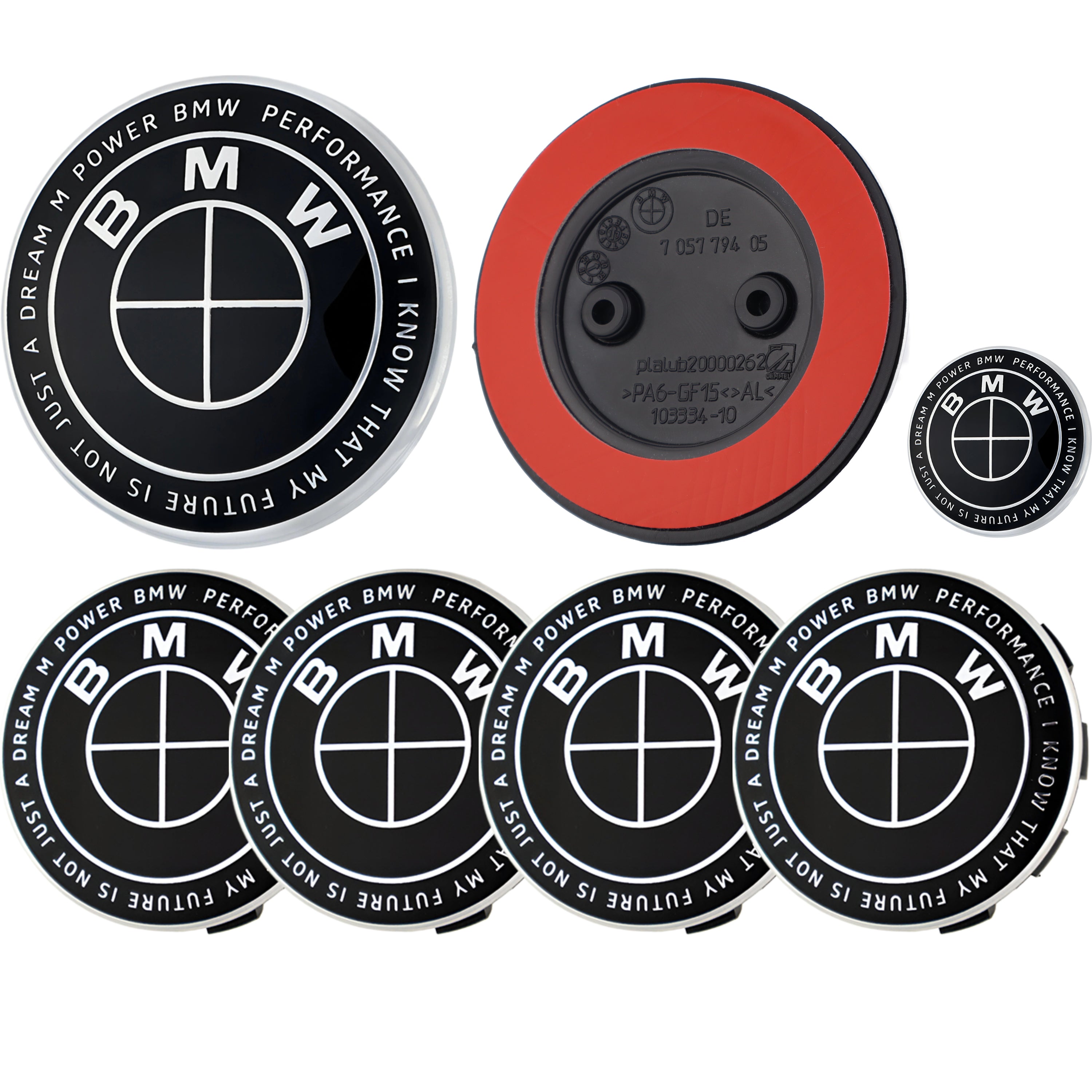 50. Jubiläumsabzeichen | Voll Schwarz - BMW Kompatibel