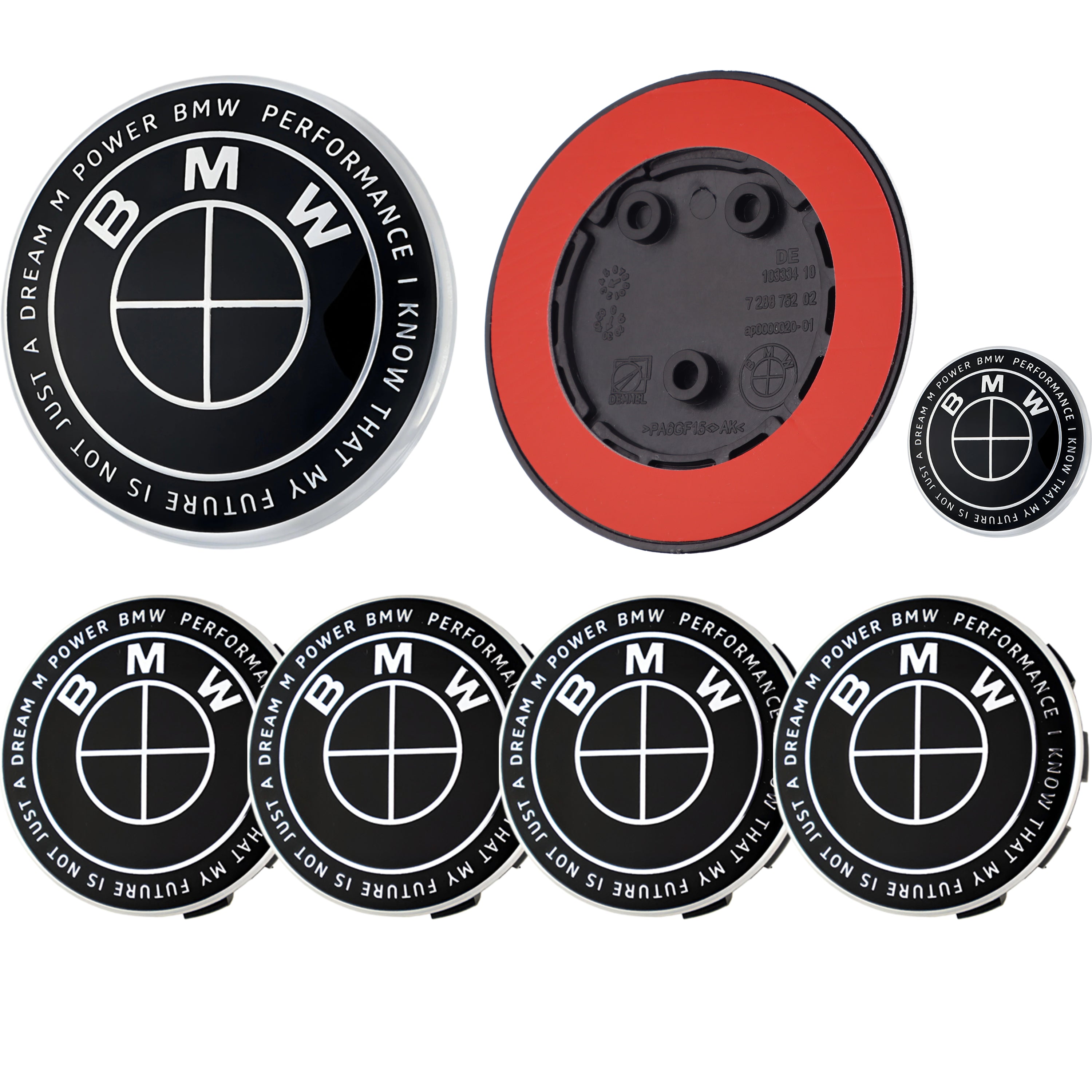 50. Jubiläumsabzeichen | Voll Schwarz - BMW Kompatibel