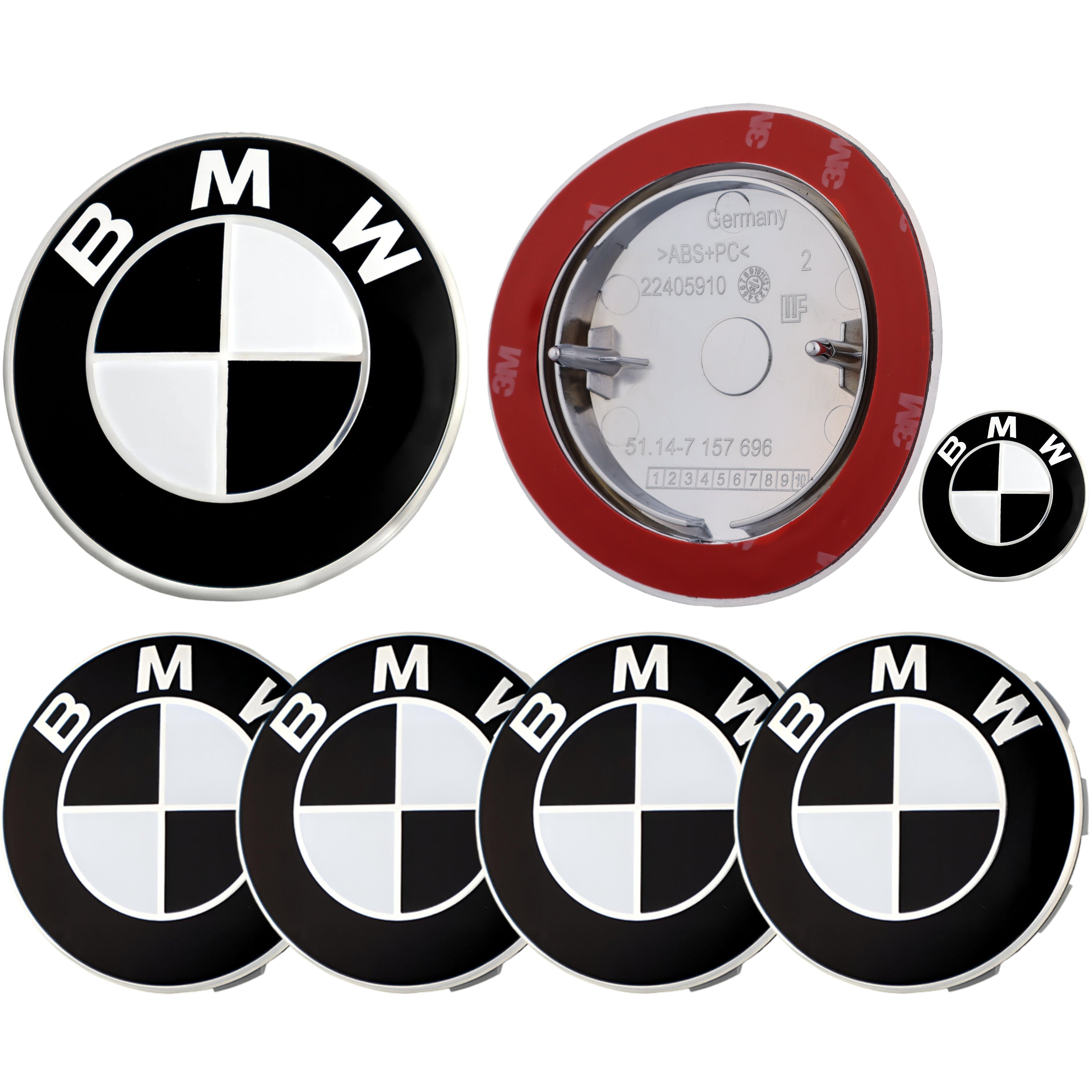 Emblem | Schwarz & Weiß - BMW Kompatibel