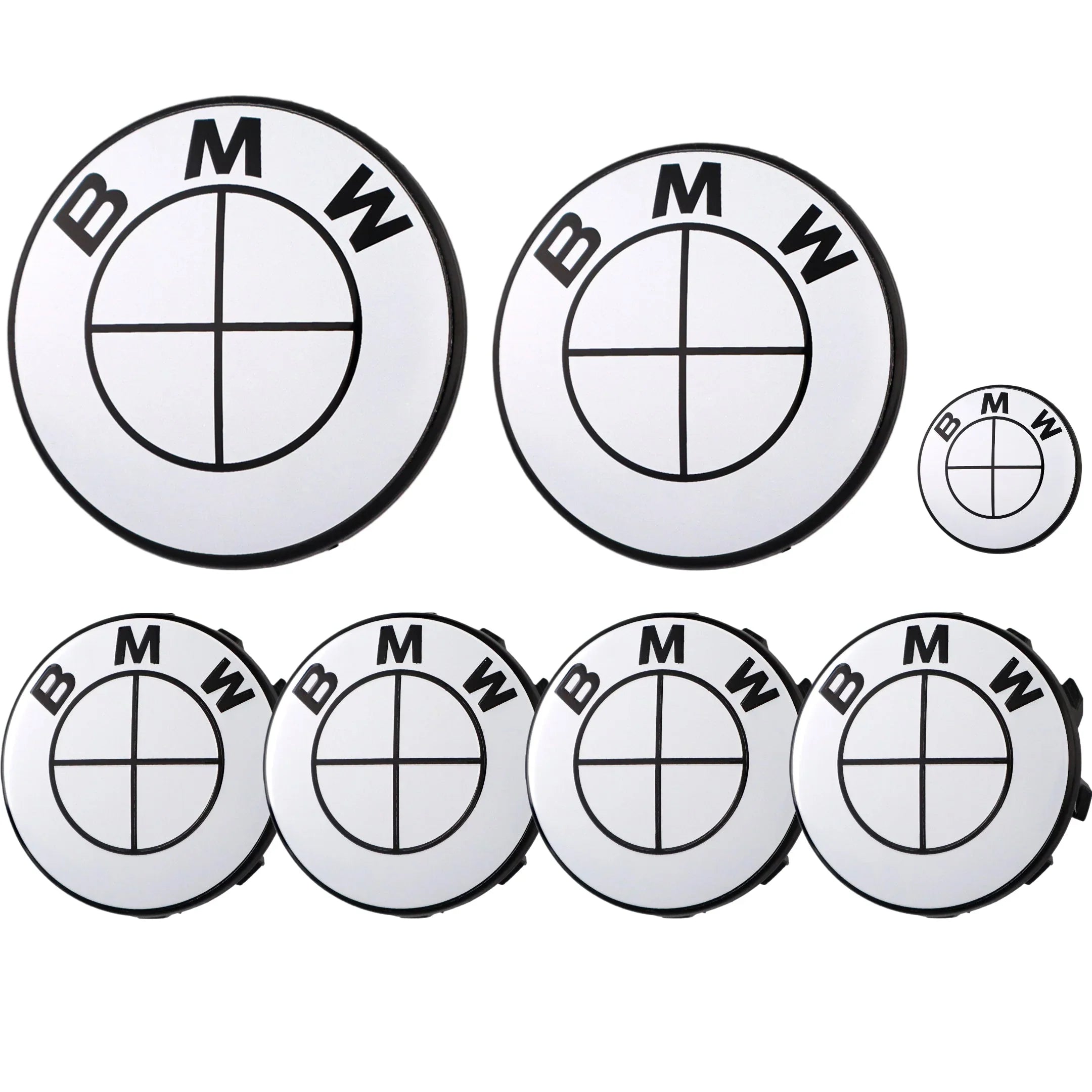 Emblem | Glänzendes Weiß - BMW Kompatibel