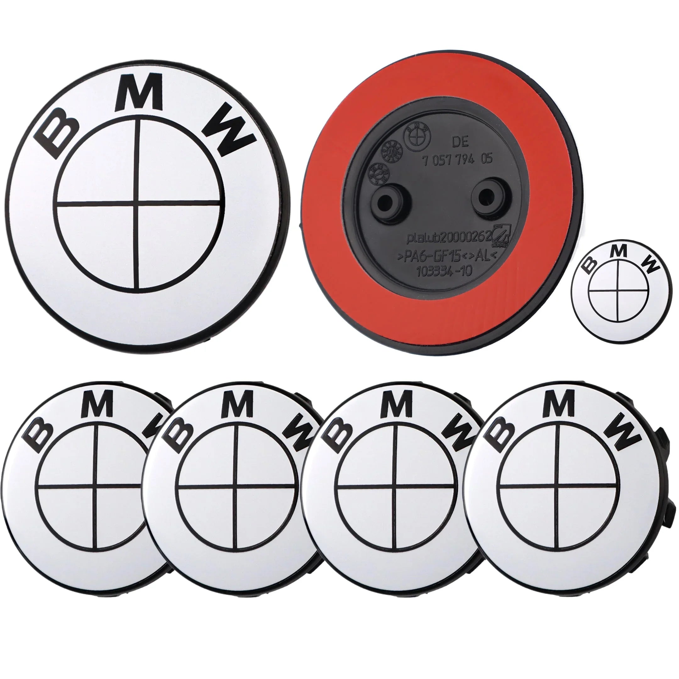 Emblem | Glänzendes Weiß - BMW Kompatibel