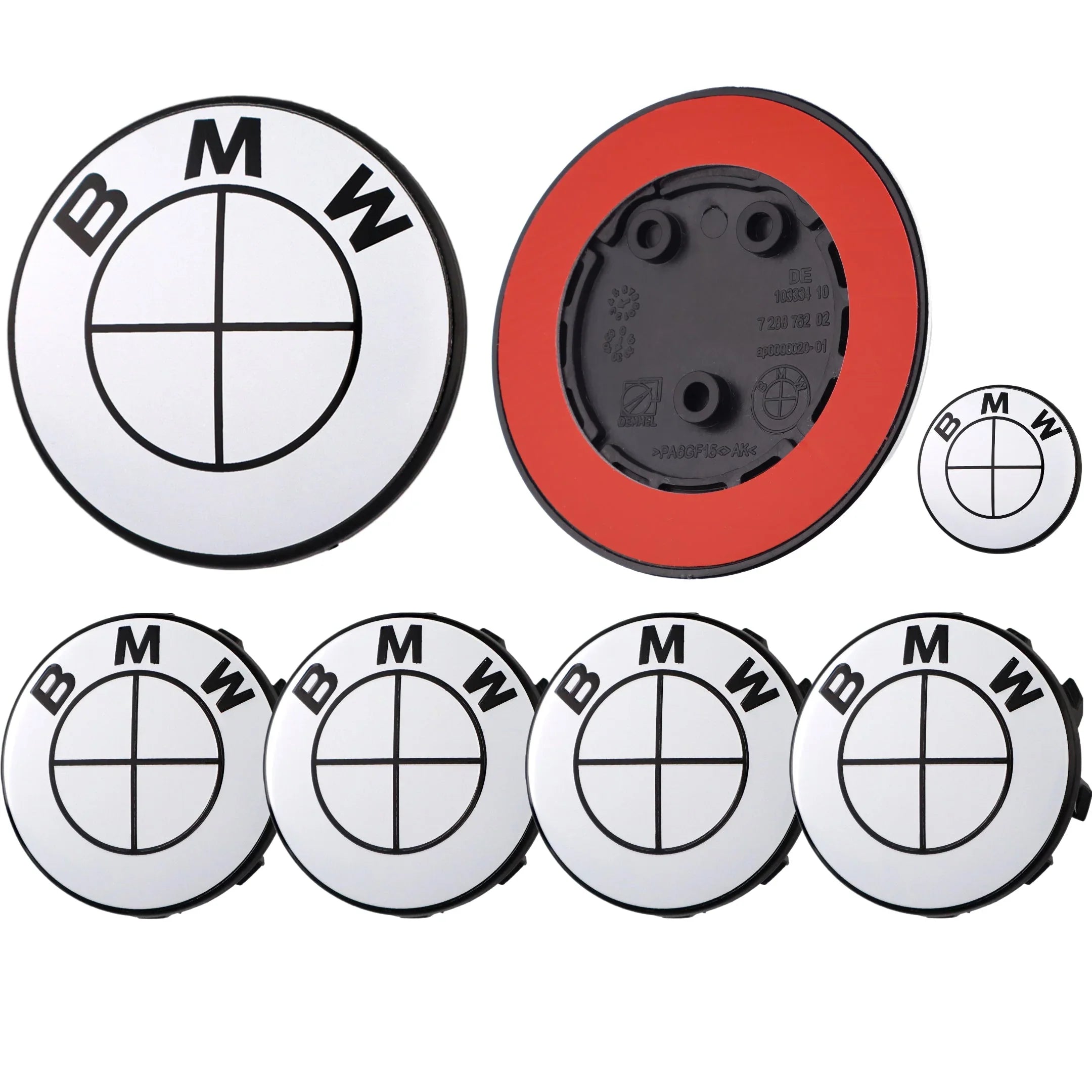 Emblem | Glänzendes Weiß - BMW Kompatibel