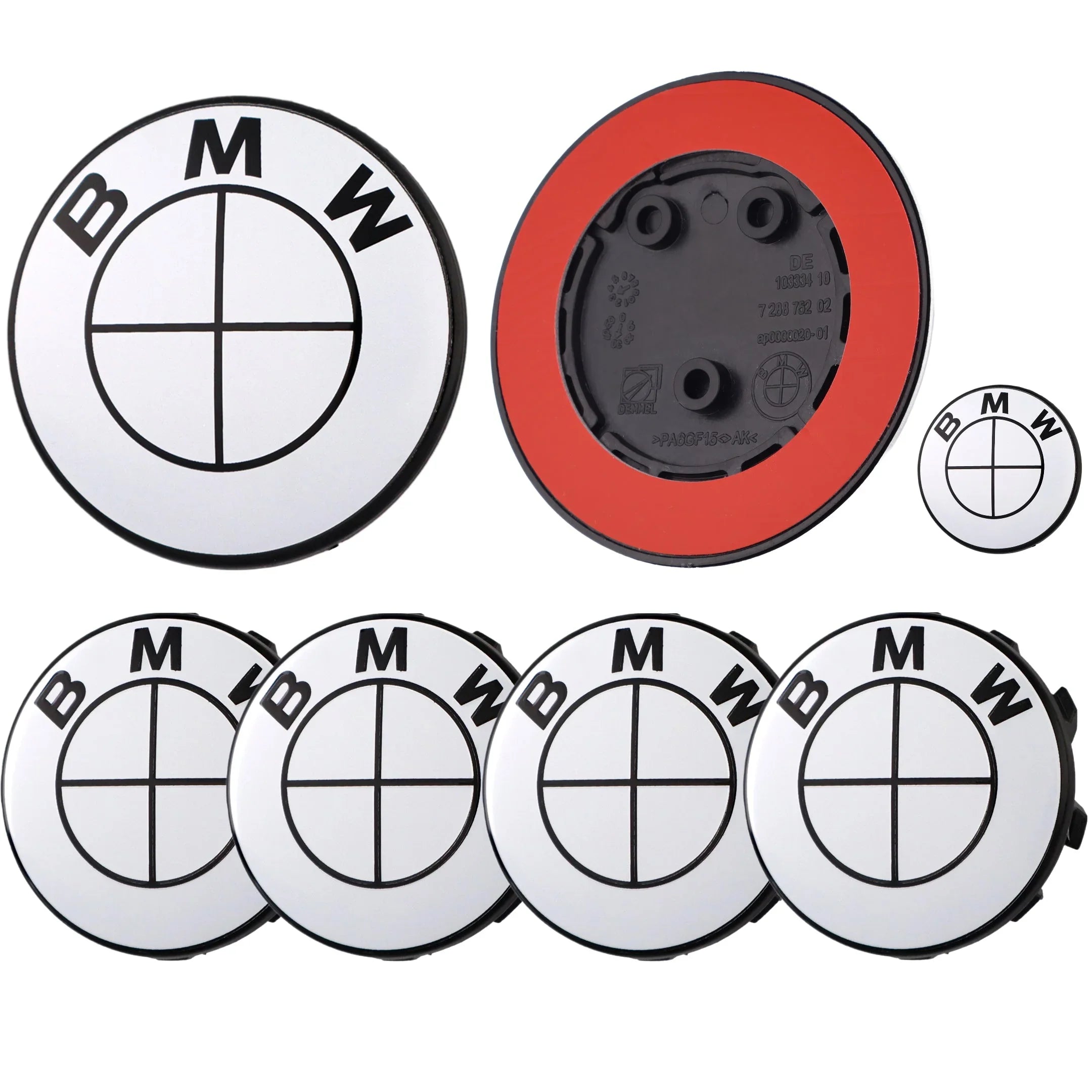 Emblem | Glänzendes Weiß - BMW Kompatibel