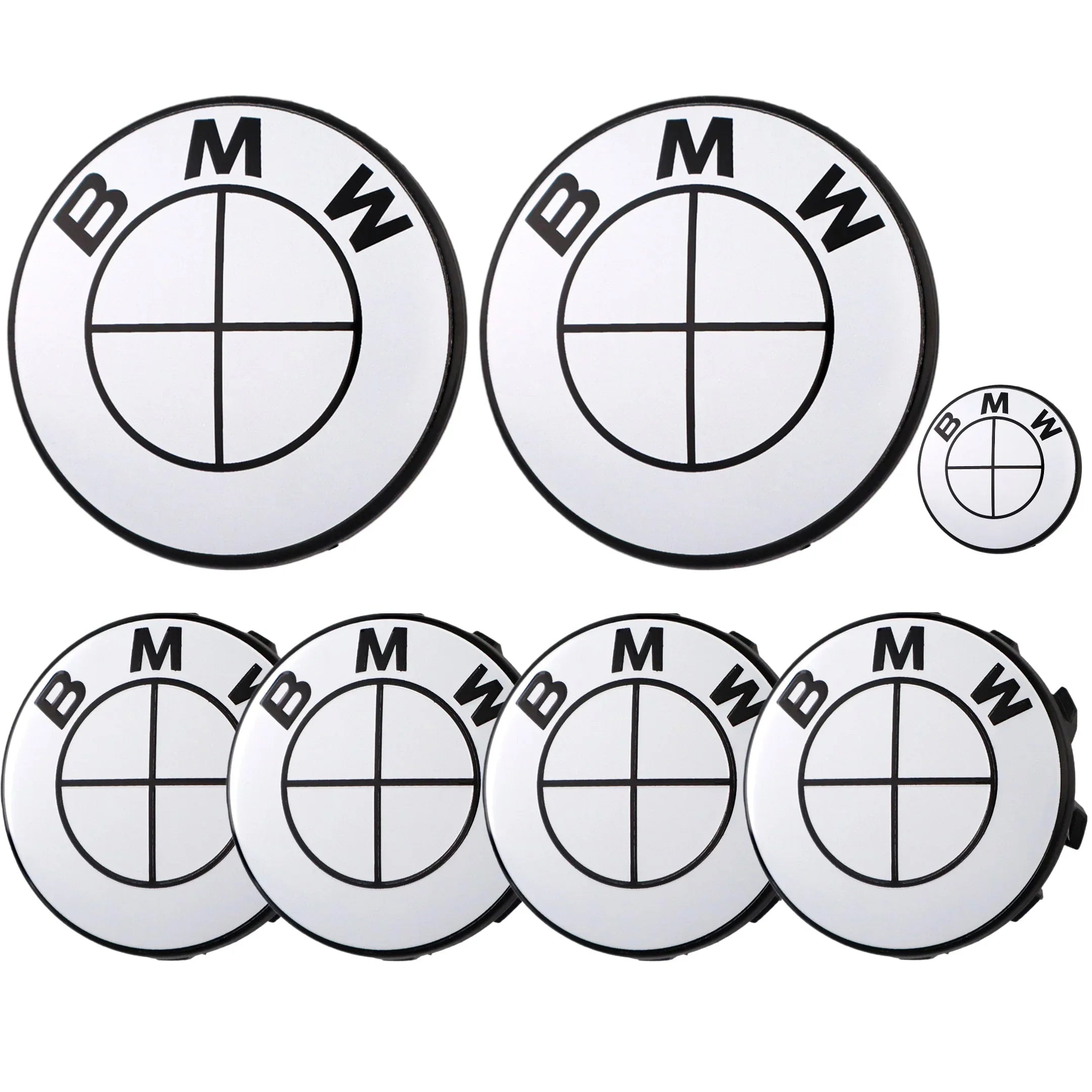 Emblem | Glänzendes Weiß - BMW Kompatibel