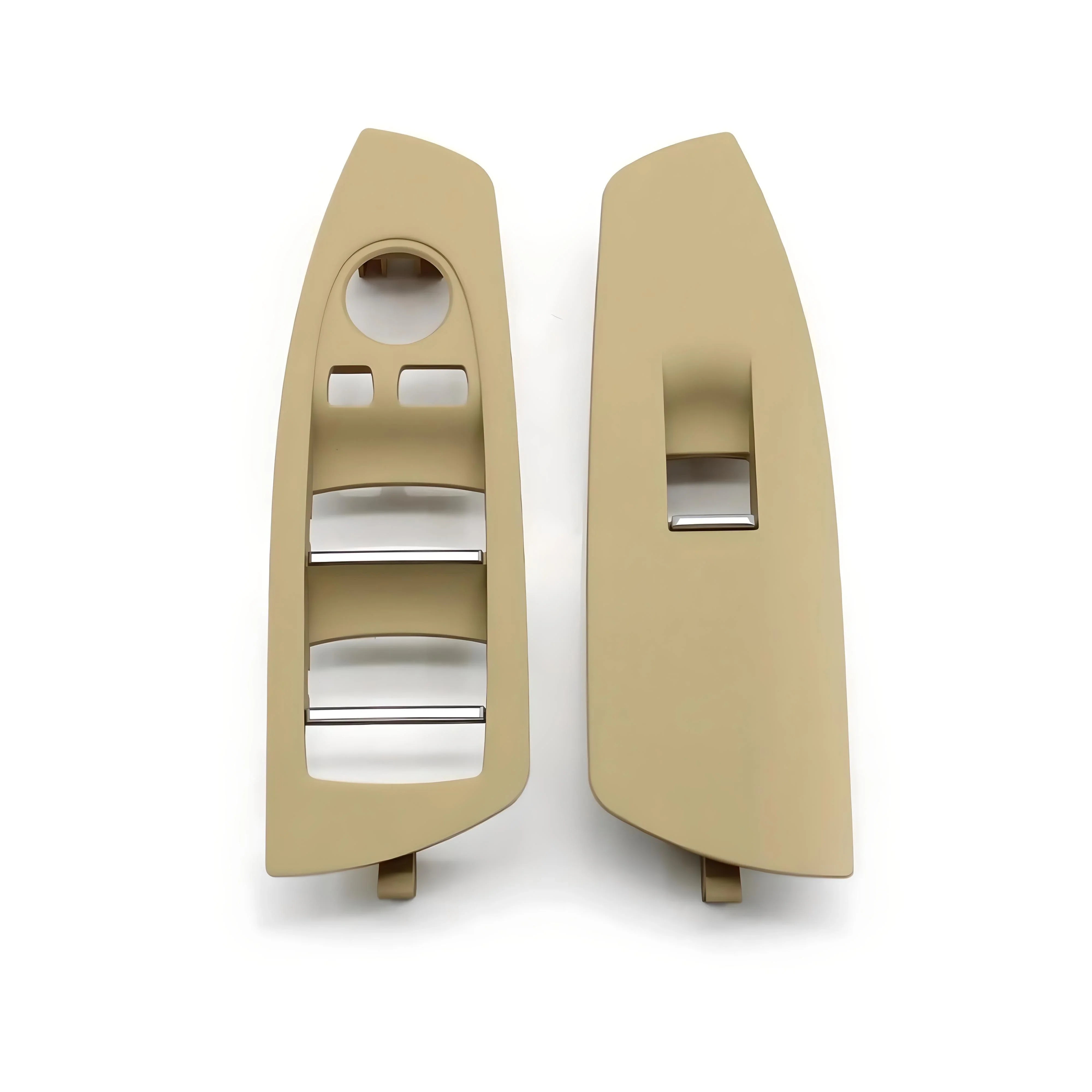 Window Switch Panel Bezel – Beige – Compatible with Audi A4 B6 2001-2005 – Front