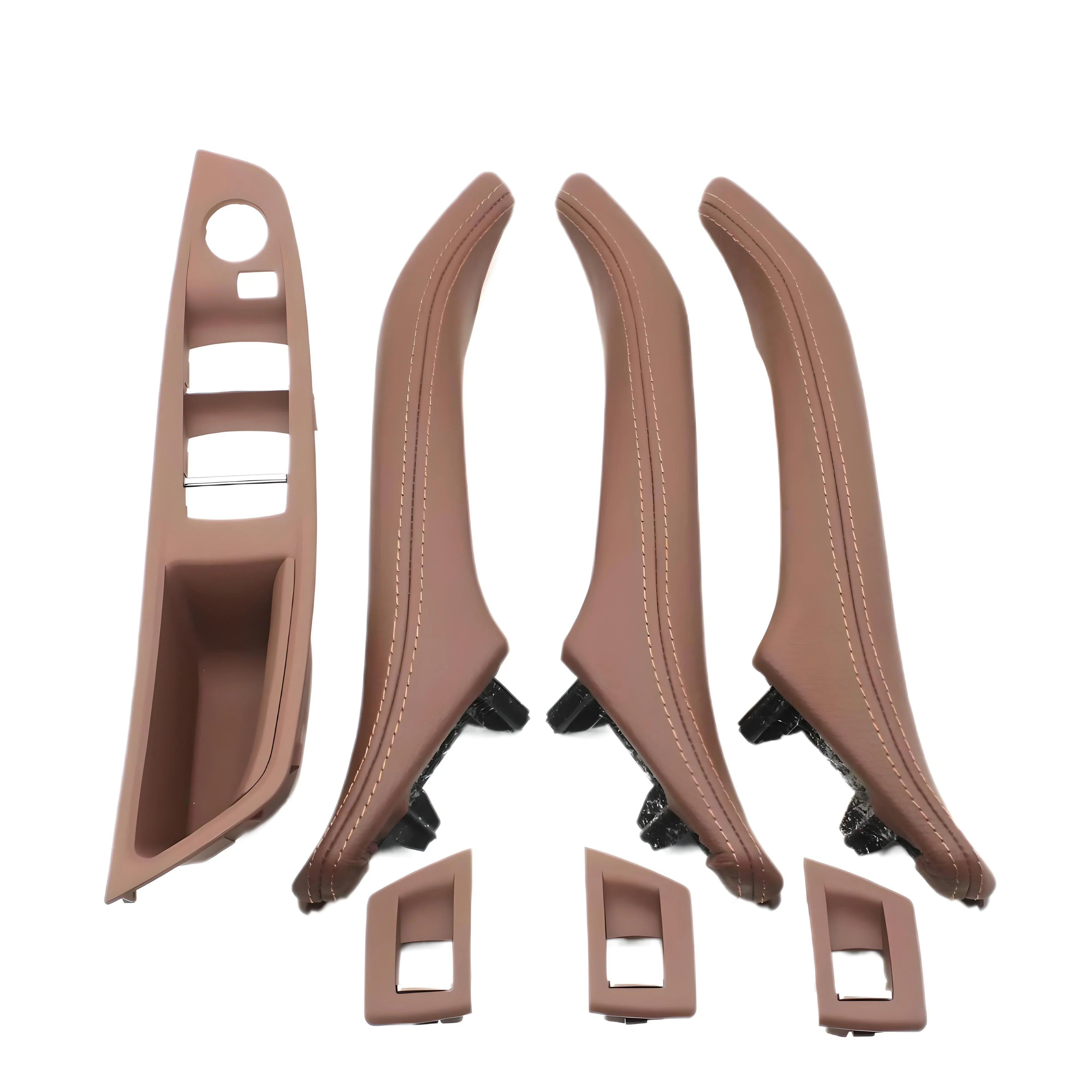 CHANGPANE – Brown Leather – Compatible with BMW X5 G05 – Interior Door Handles