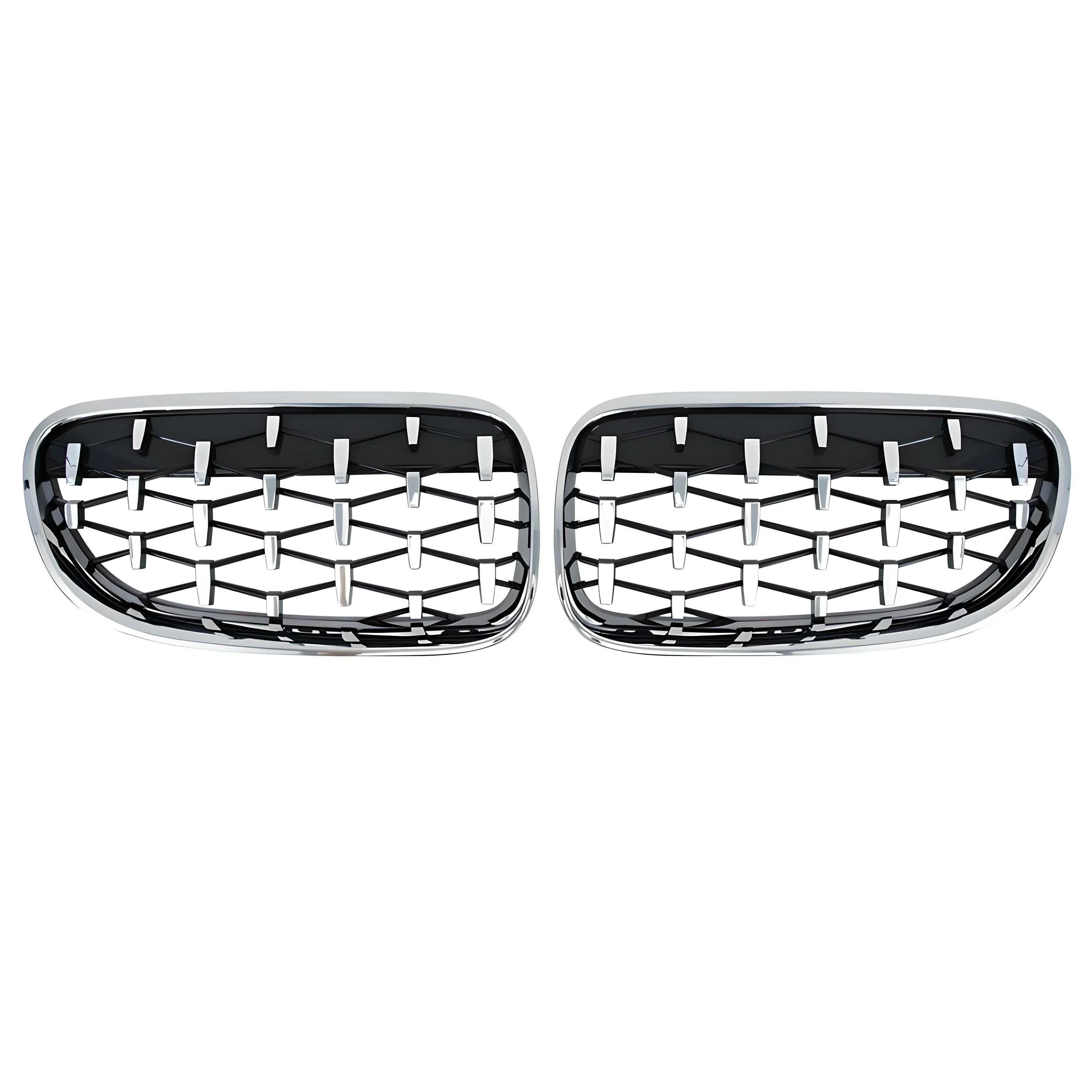 BMW Kidney Grille – Chrome Black – Compatible with BMW Front Exterior