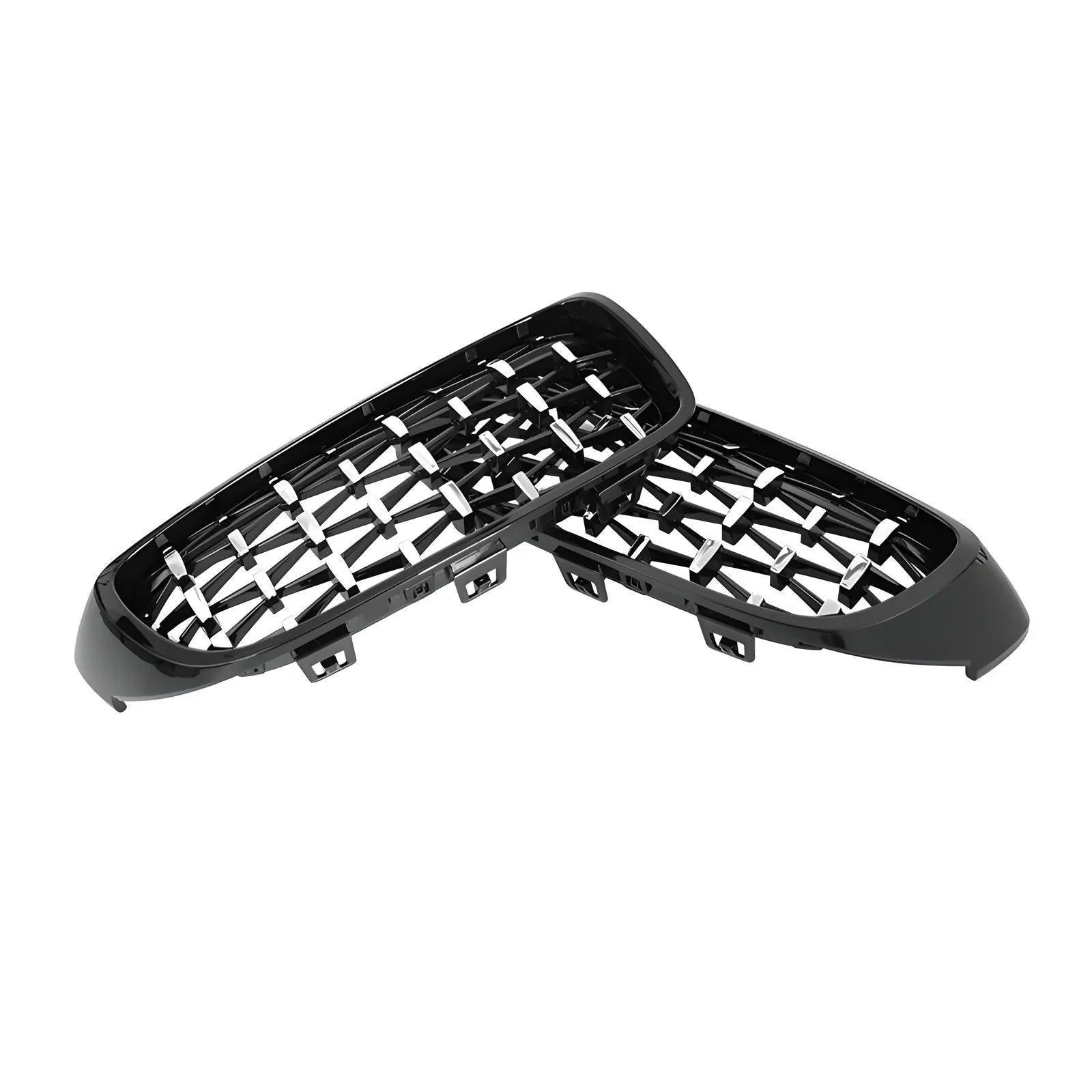 Glossy Black Kidney Grille – Glossy Black – Compatible with BMW Front