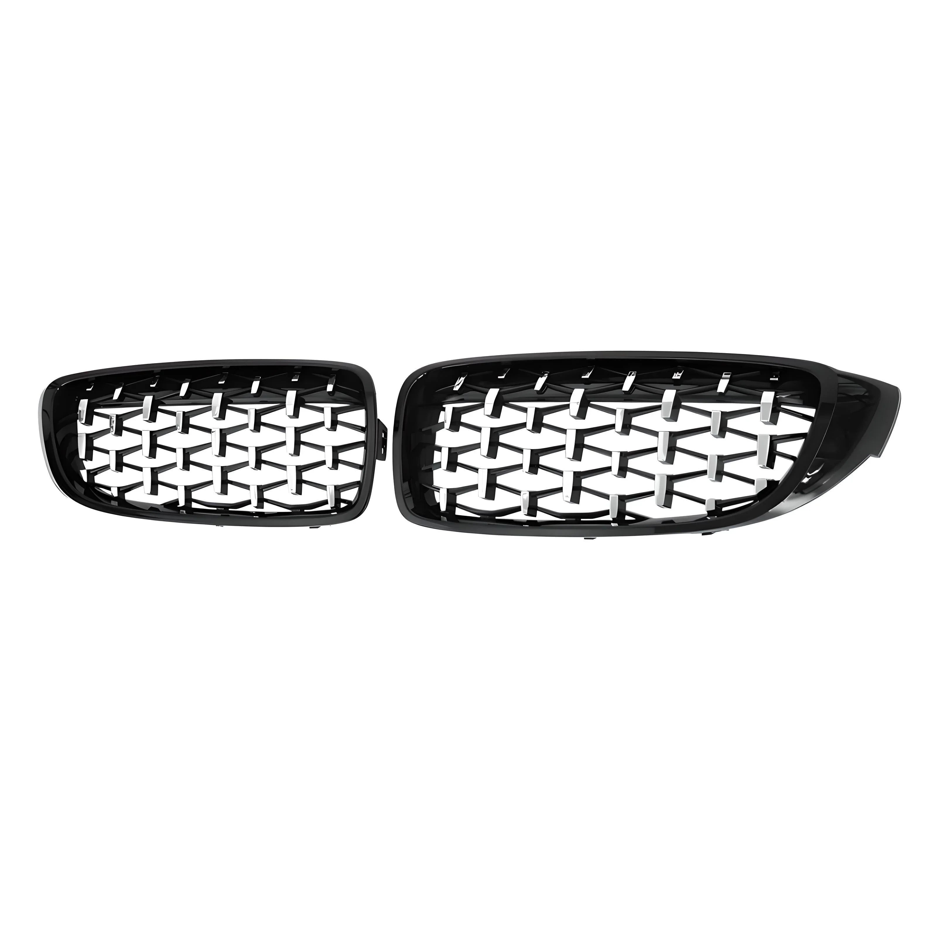 Front Grille – Gloss Black – Compatible with BMW 5 Series G30 G31 2017-2020 – Front