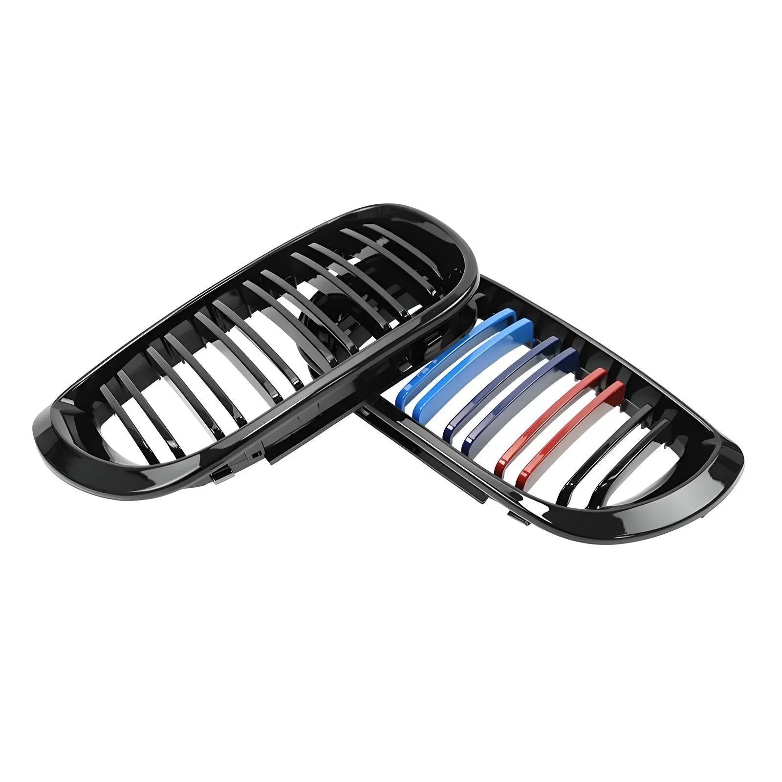 BMW M Performance Kidney Grille – Gloss Black with M Stripes – Compatible with BMW F30 F31 3 Series – Front