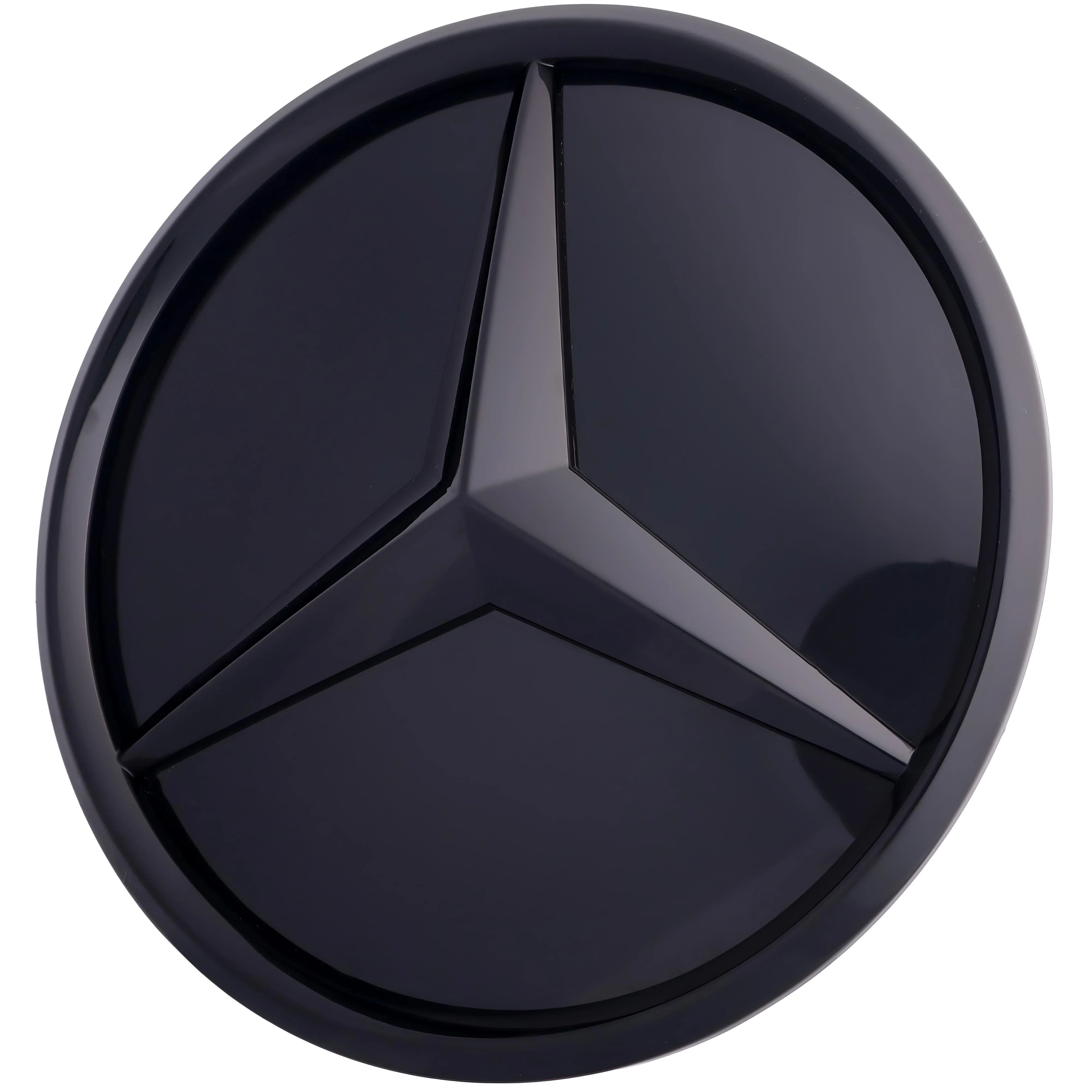 Mercedes Grille Emblem | Gloss Black - Elevated Style - Aftermarket - The Zenara Shop