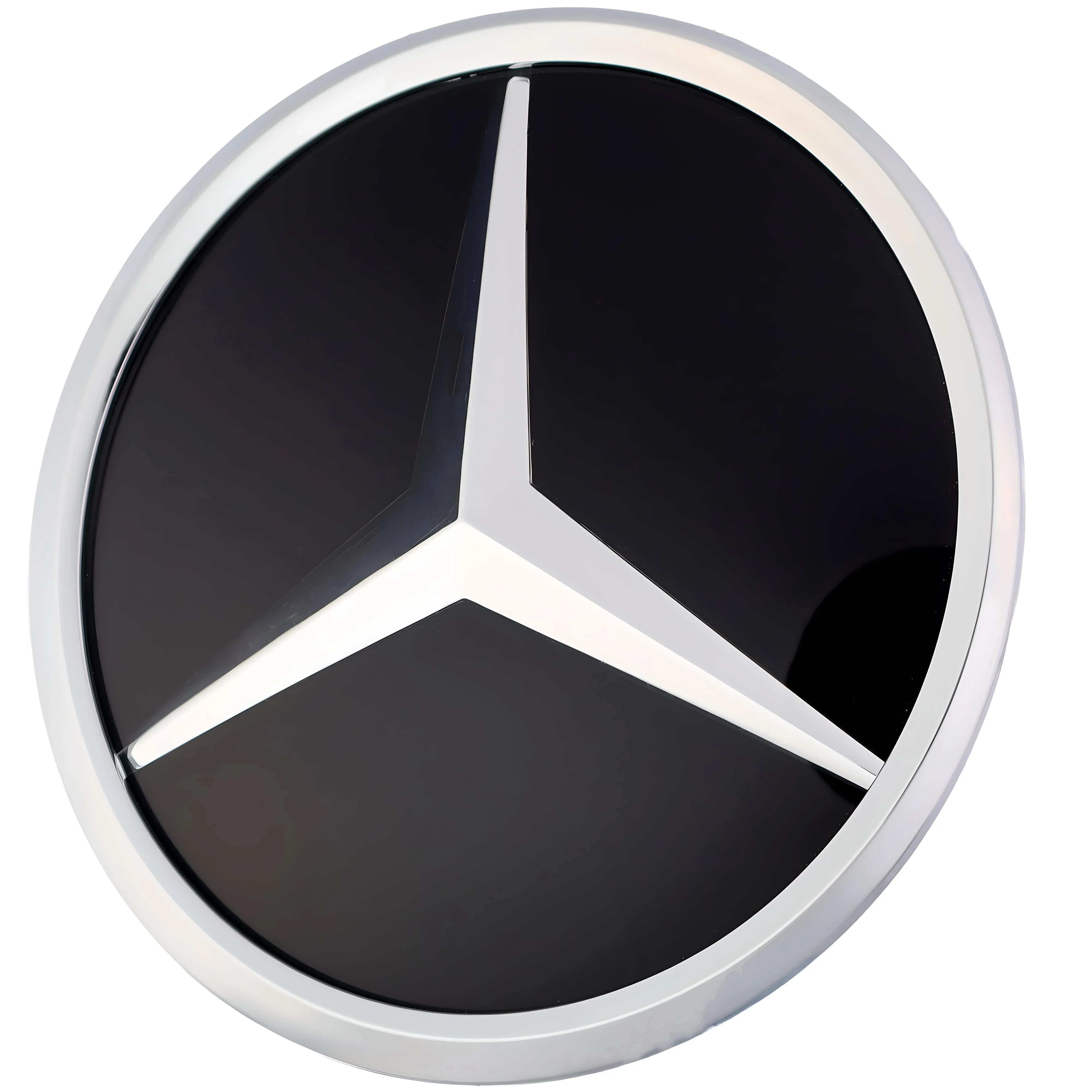 Mercedes Grille Emblem | Chrome - Mirror Style - Aftermarket - The Zenara Shop