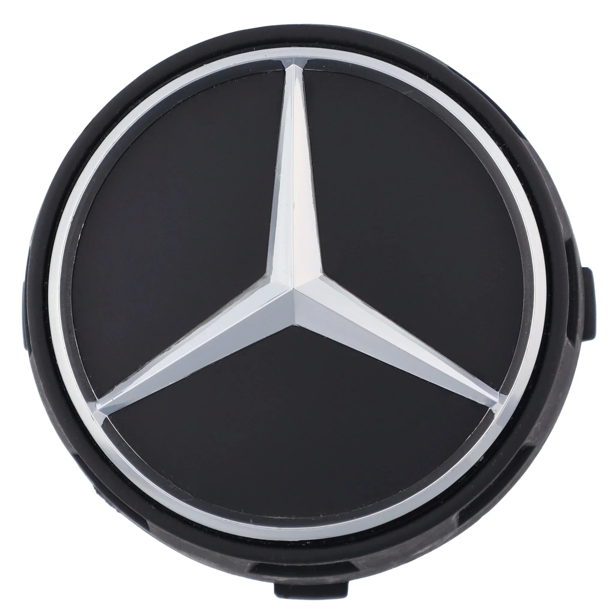 Mercedes Elevated Hub Caps | Matte Black - Aftermarket - The Zenara Shop