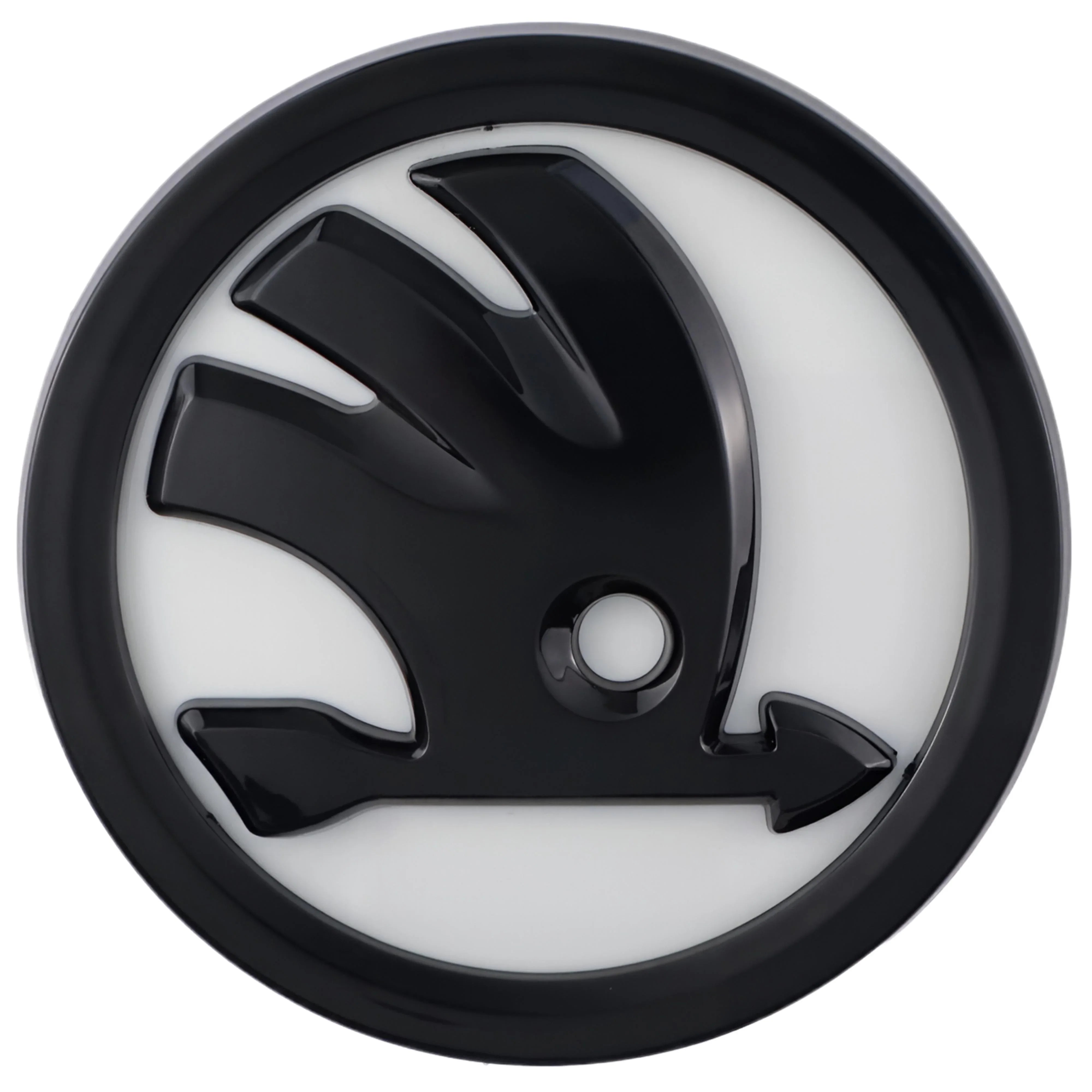 Skoda Emblem | Weiß