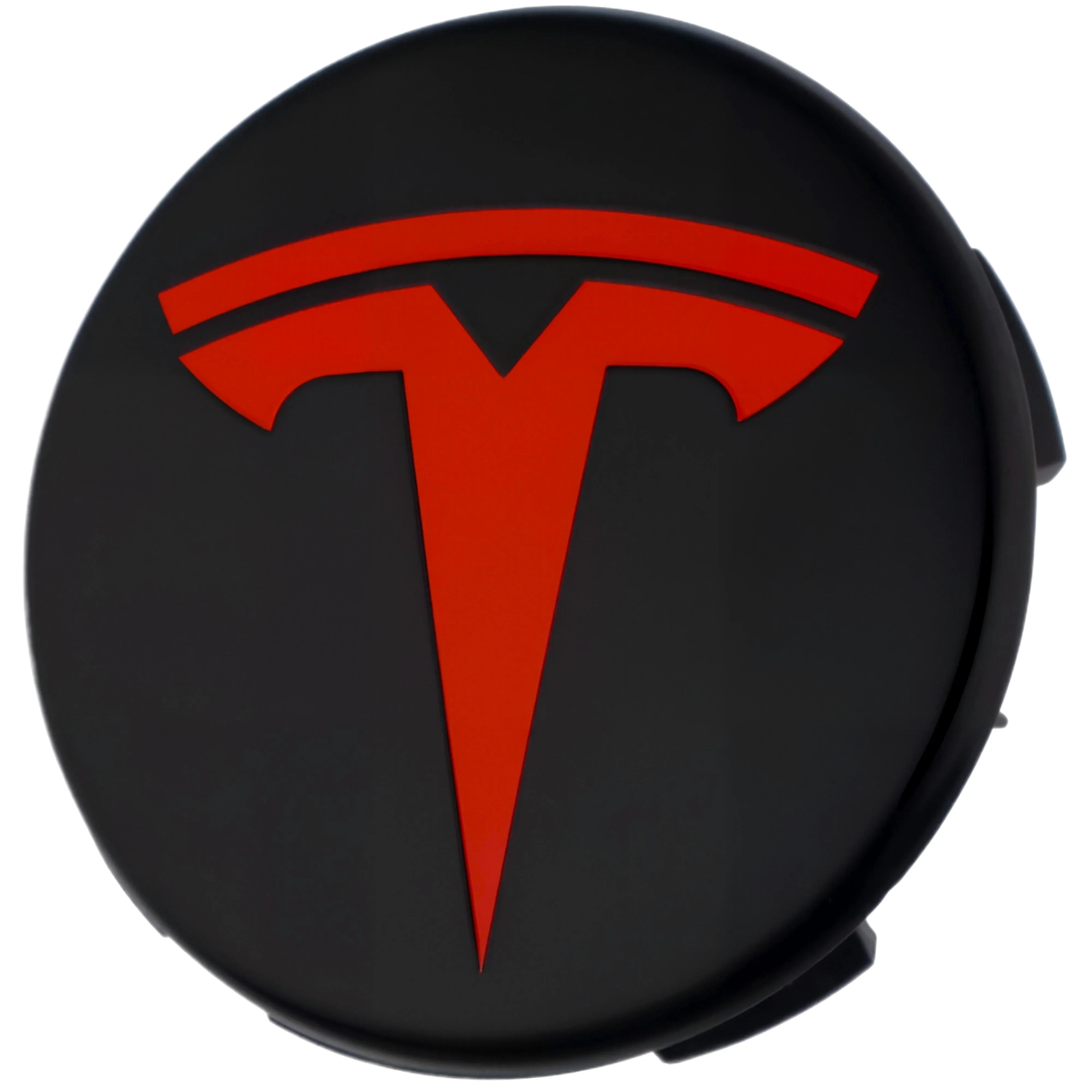 Tesla Radkappen | Schwarz Rot