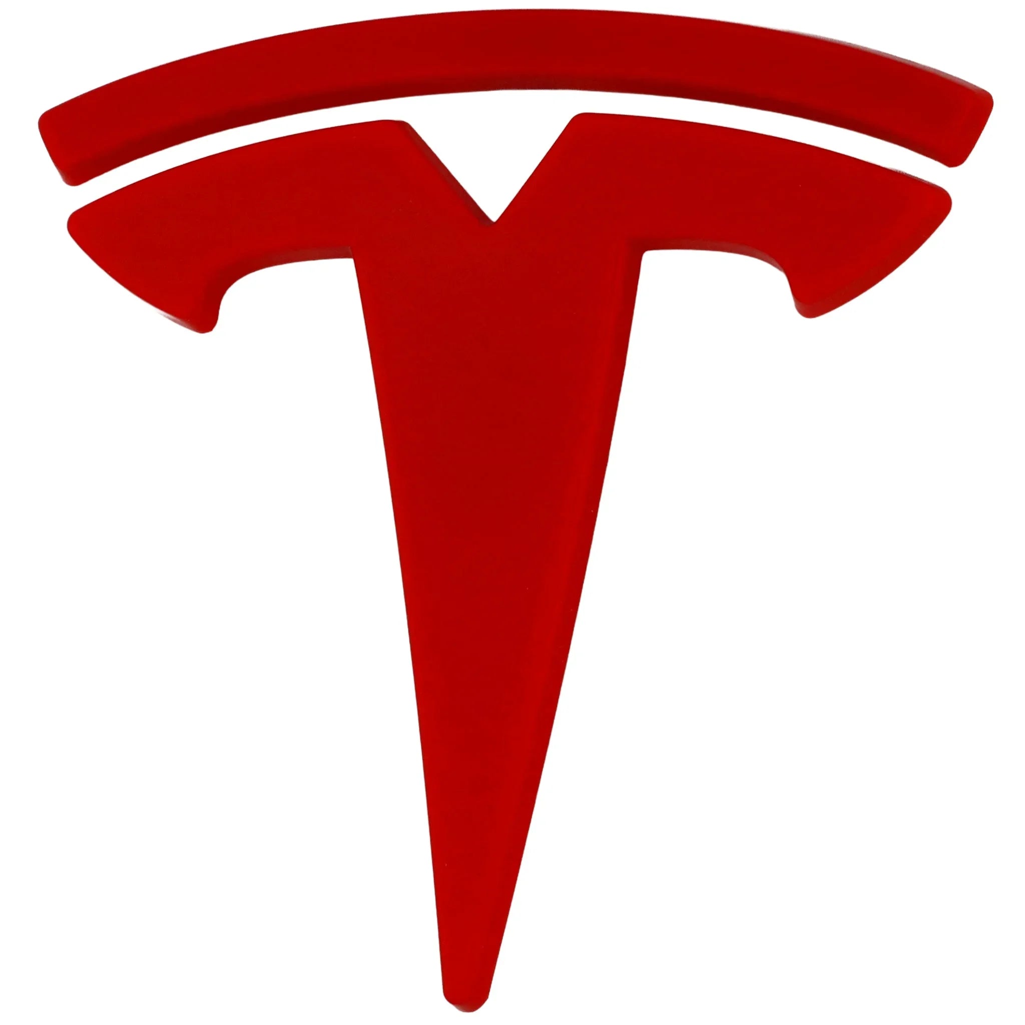 Tesla Emblem Overlay | Klassisches Rot
