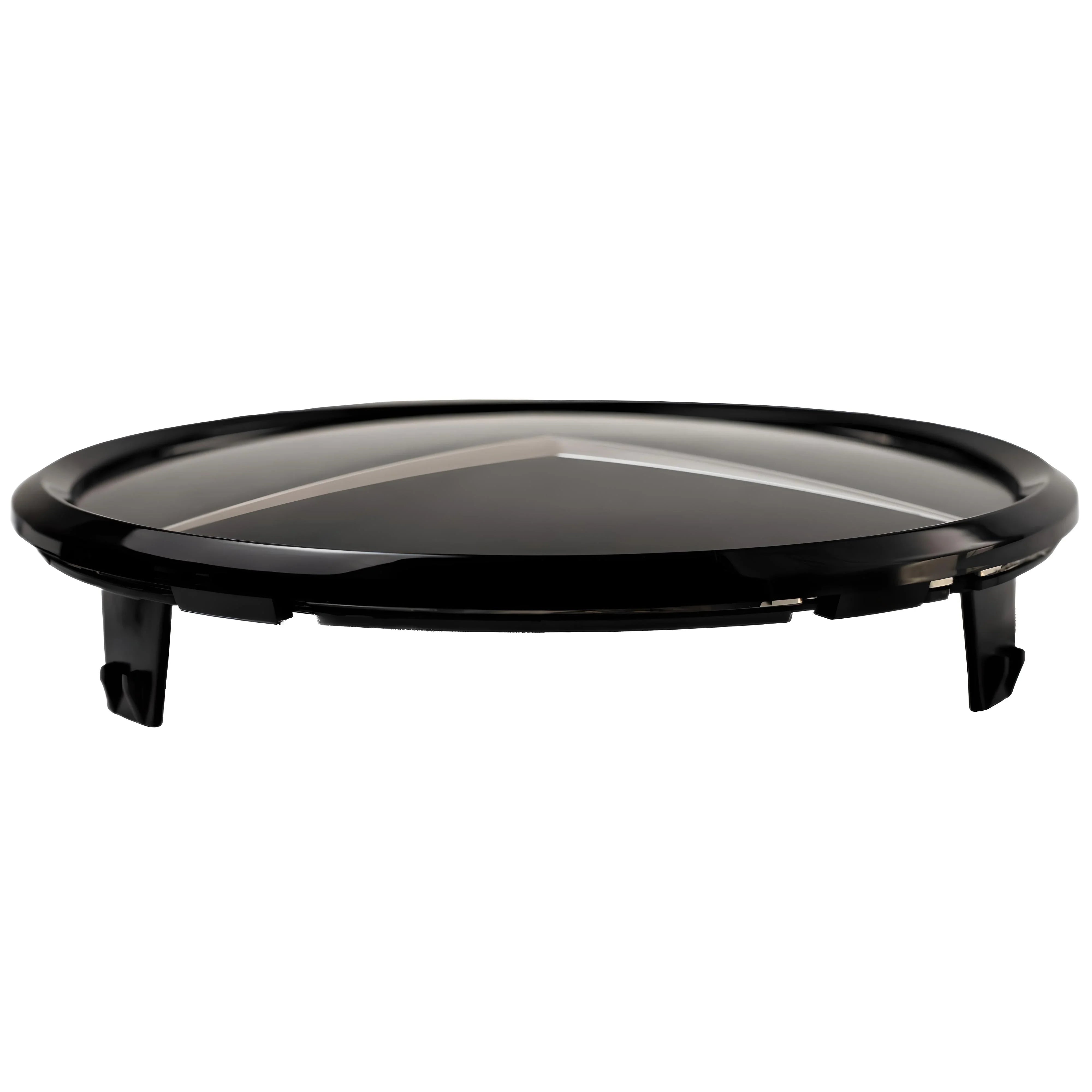 Mercedes Grille Emblem | Silver Black - Mirror Style - Aftermarket - The Zenara Shop