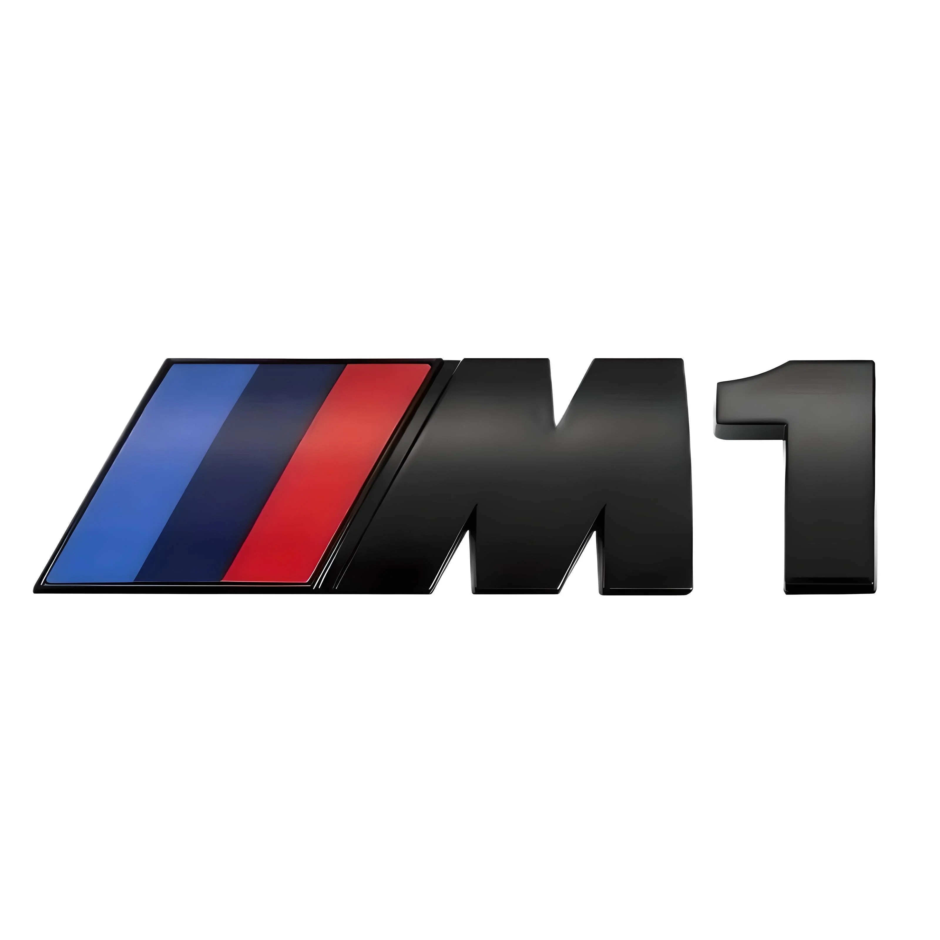 M1 Emblem – Black – Compatible with BMW – Exterior