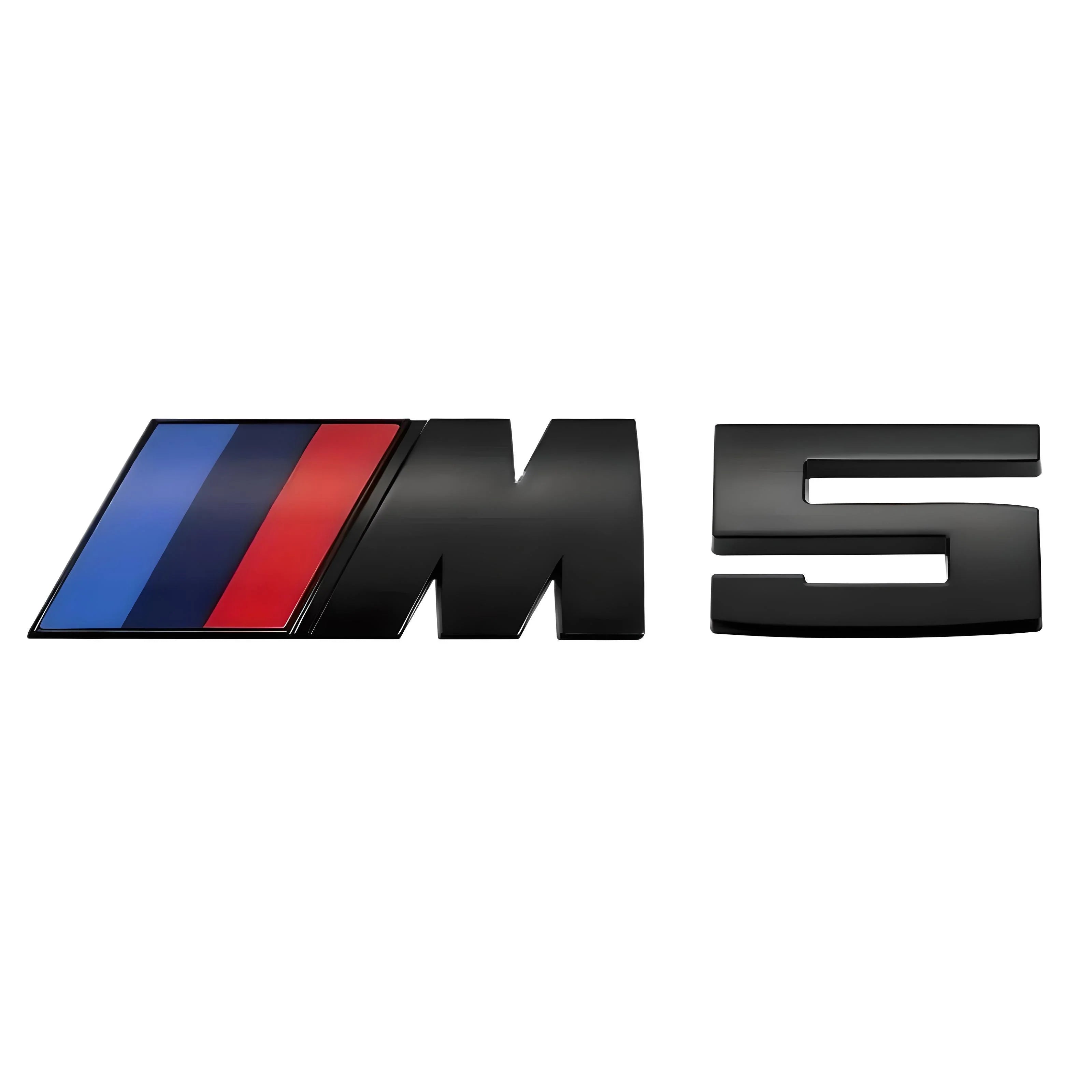 BMW M5 Emblem – Black – Compatible with BMW M5 – Exterior