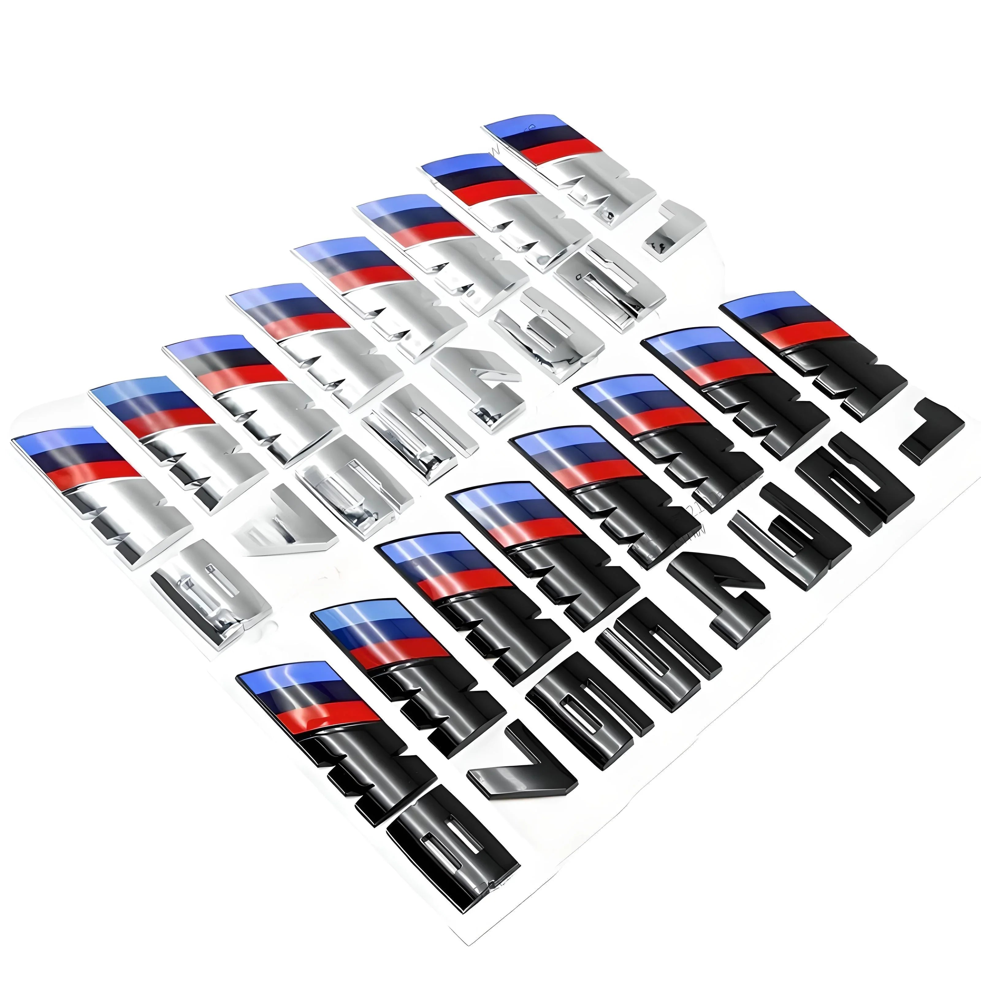 BMW M Performance Emblems – Black – Compatible with BMW – Exterior