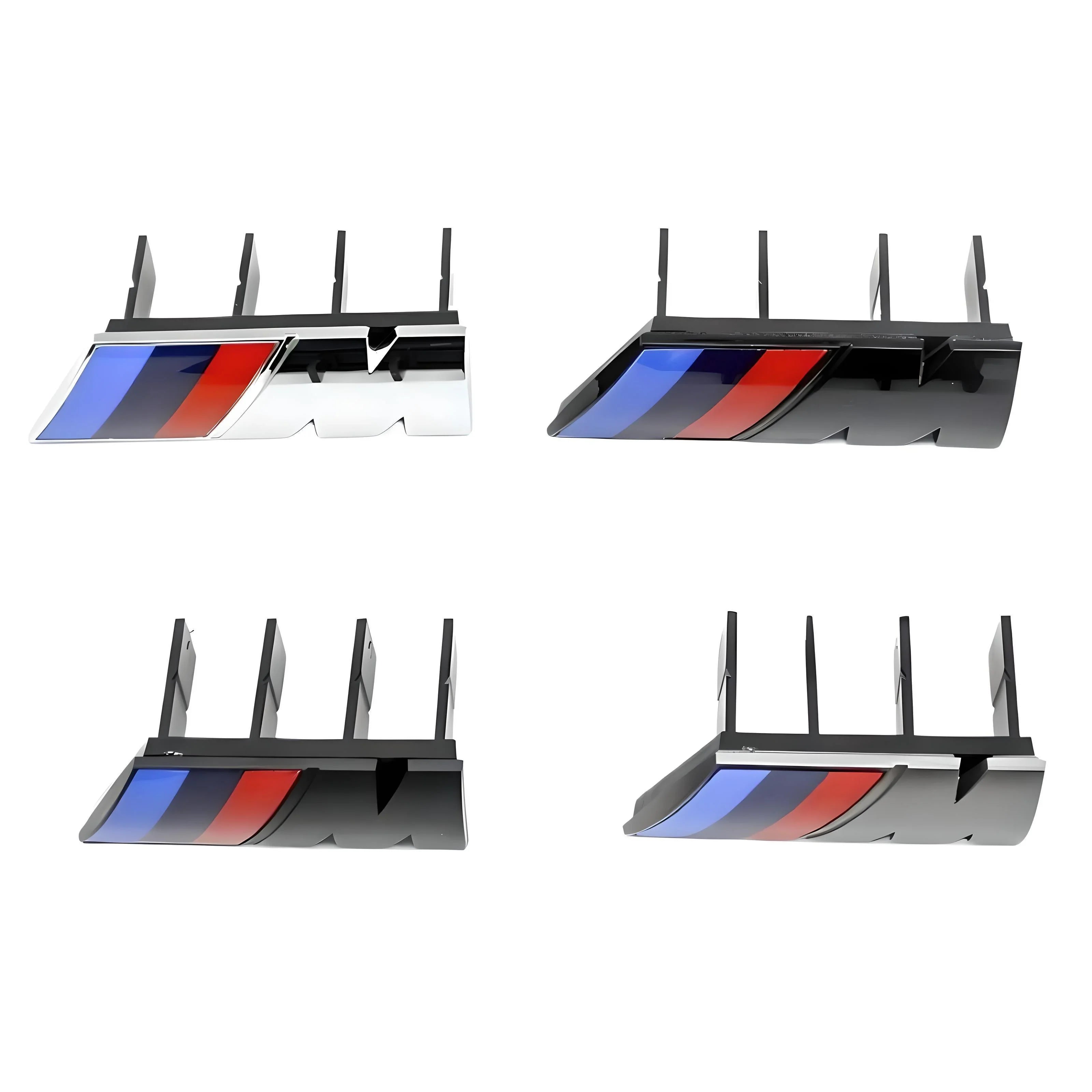 BMW M Emblem – Chrome Black Blue Red – Compatible with BMW Exterior