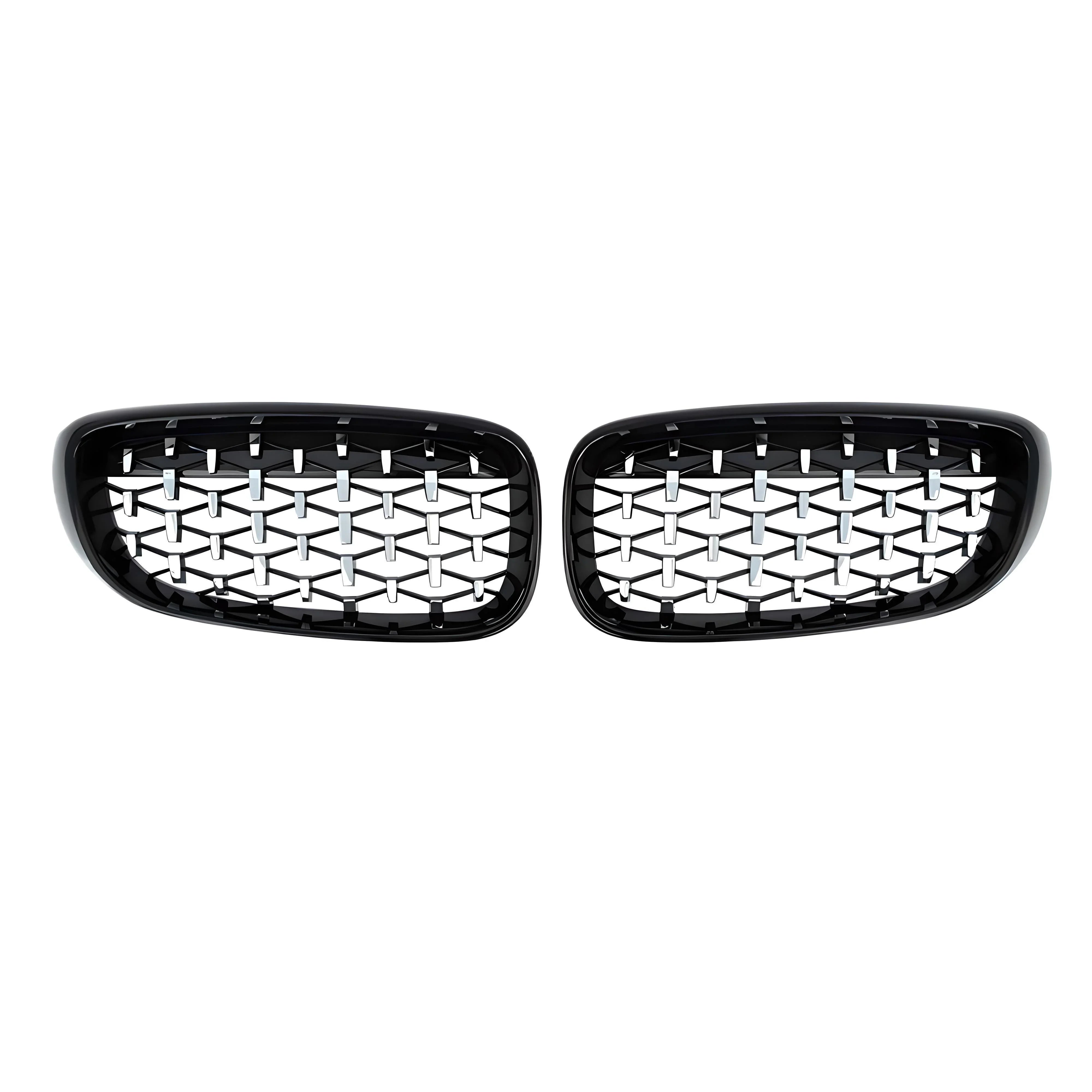 BMW Front Grille – Black and Chrome – Compatible with BMW F30 F31 – Front Exterior