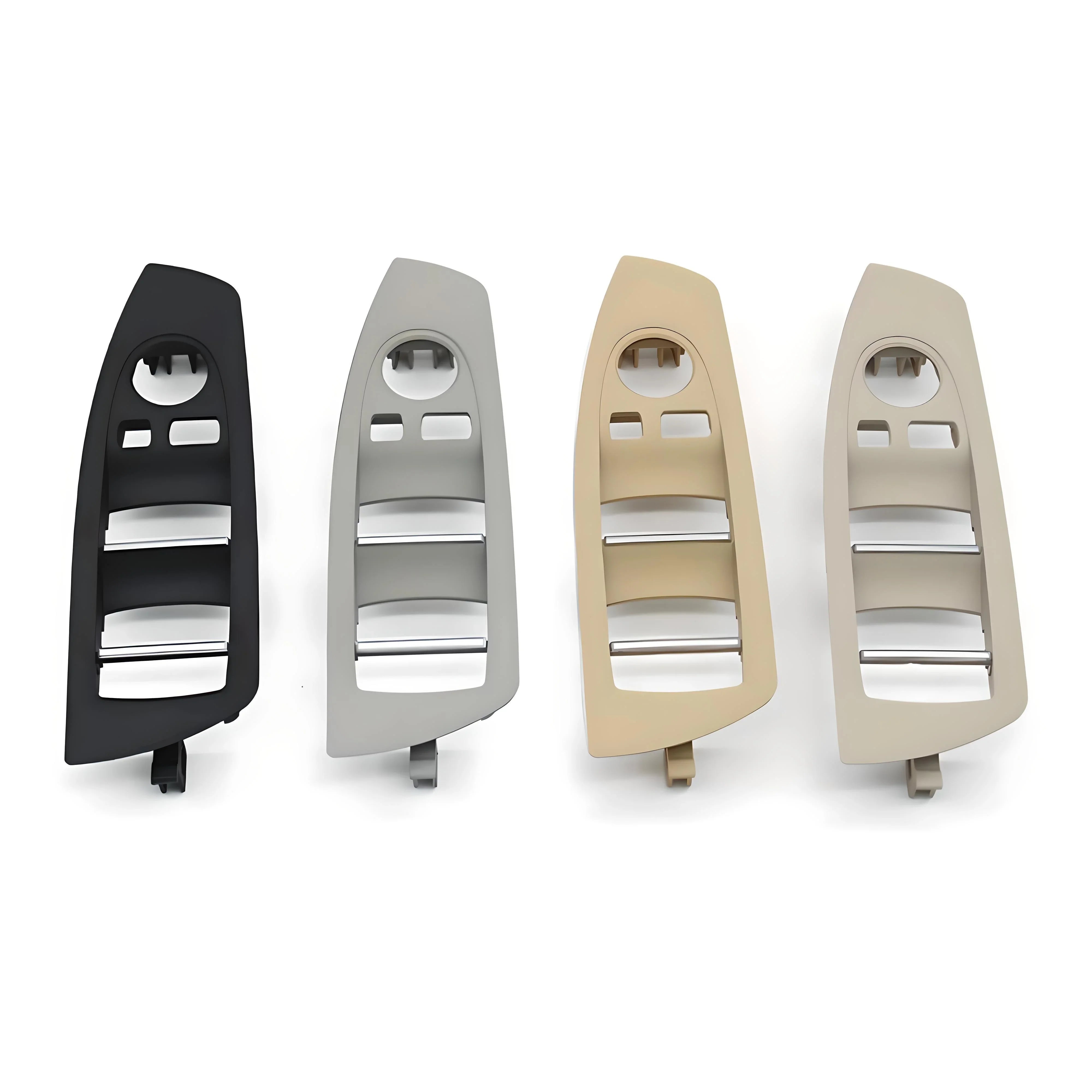 Car window switch panel cover – Black – Compatible with BMW 3 Series – Front