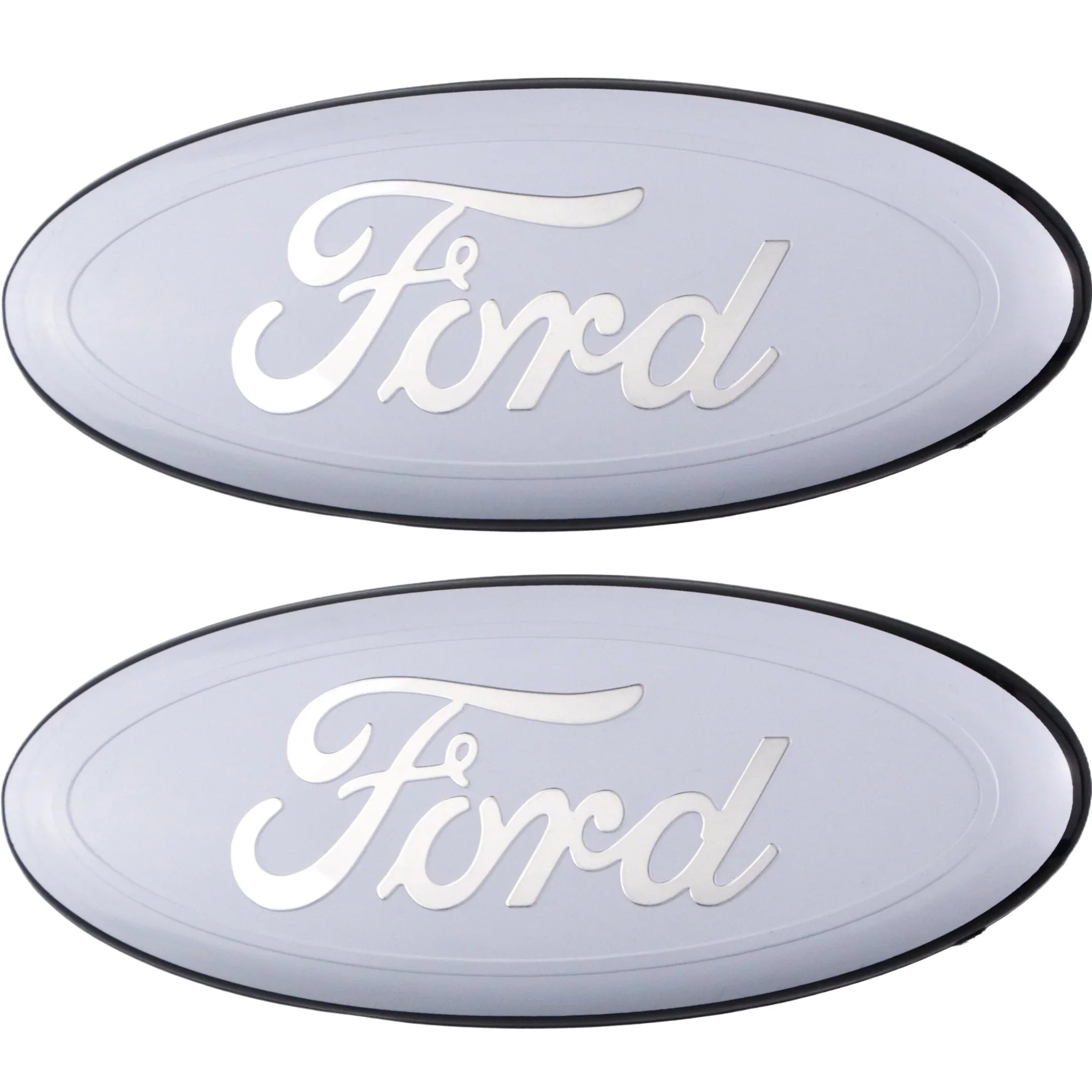 Ford Emblem Überzug | Chrom Weiß