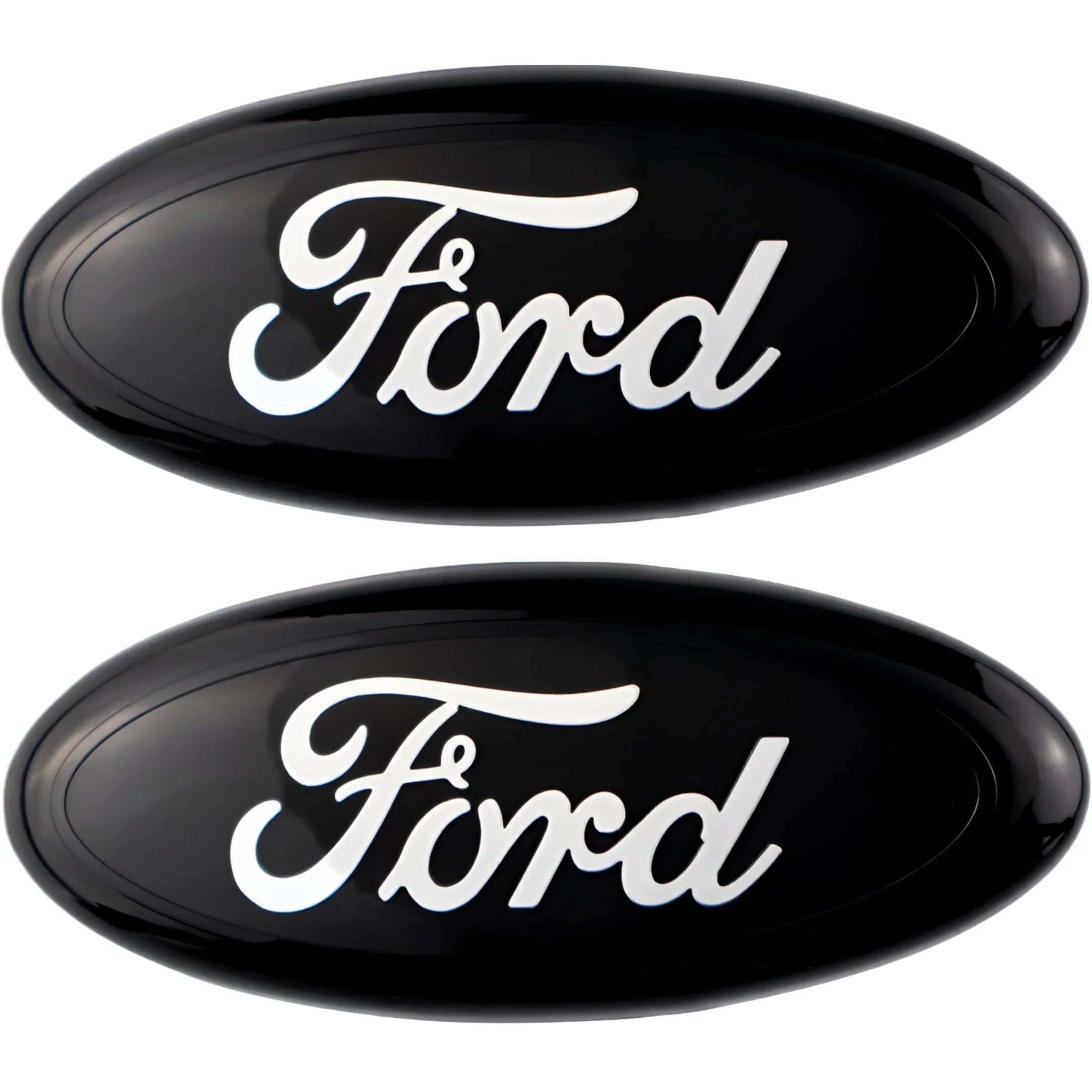 Ford Emblem Überzug | Schwarz Chrom