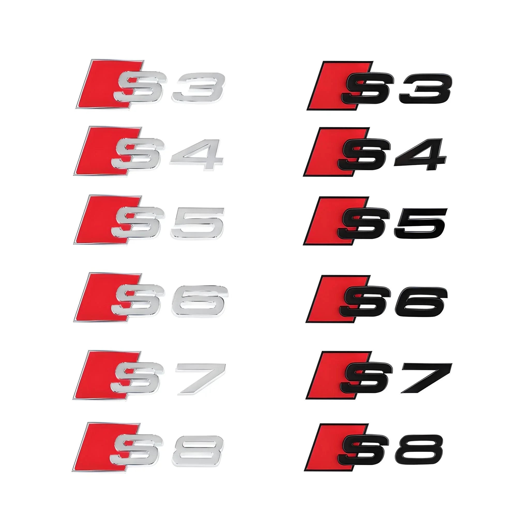 Audi S Model Badge