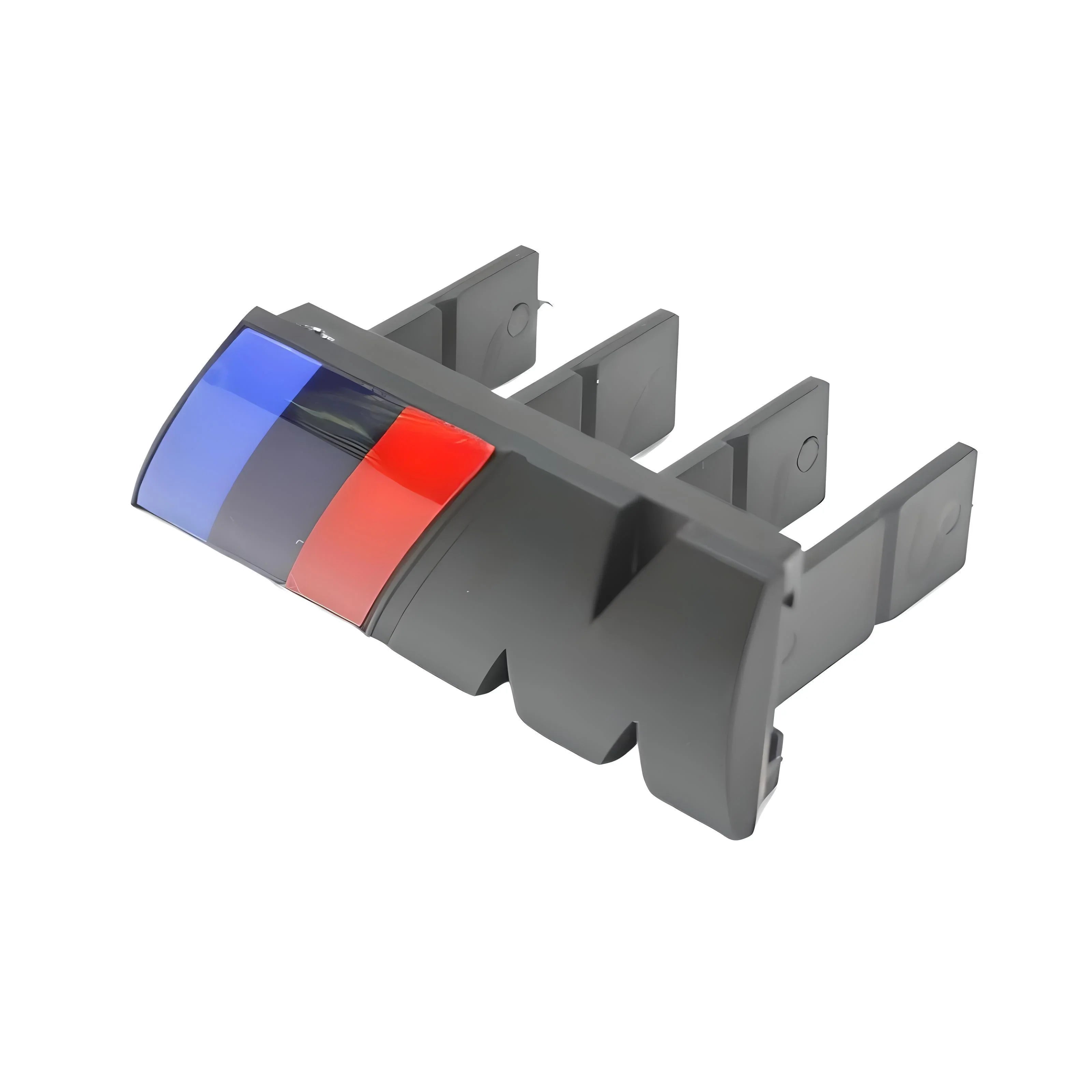 BMW M Emblem – Black with Blue and Red Stripes – Compatible with BMW Front Grill