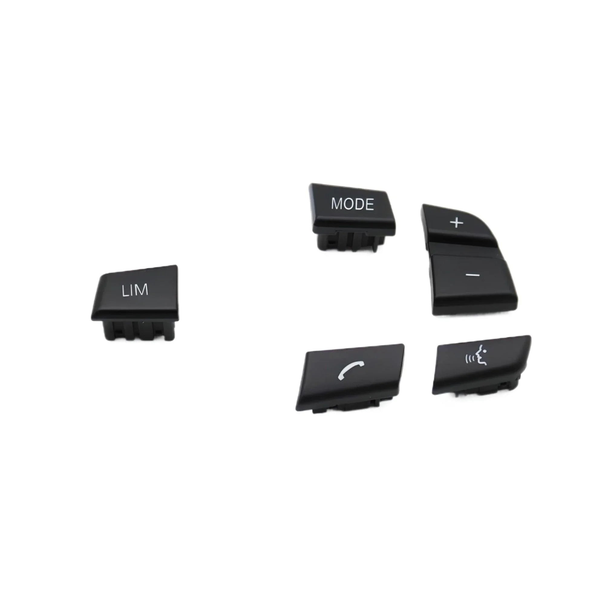 Steering Wheel Control Buttons – Black – Compatible with BMW – Interior