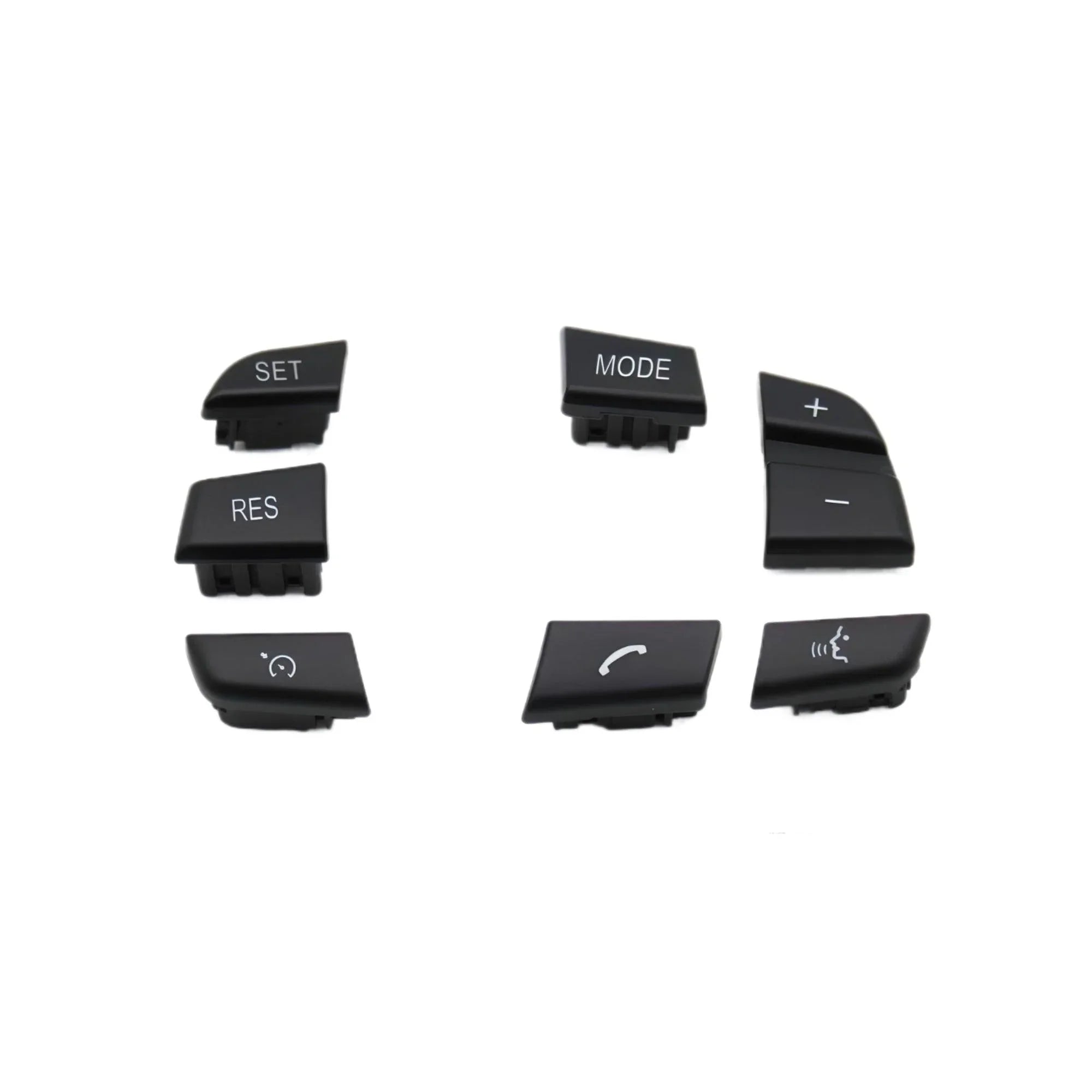 Steering Wheel Control Buttons Set – Black – Compatible with BMW – Interior