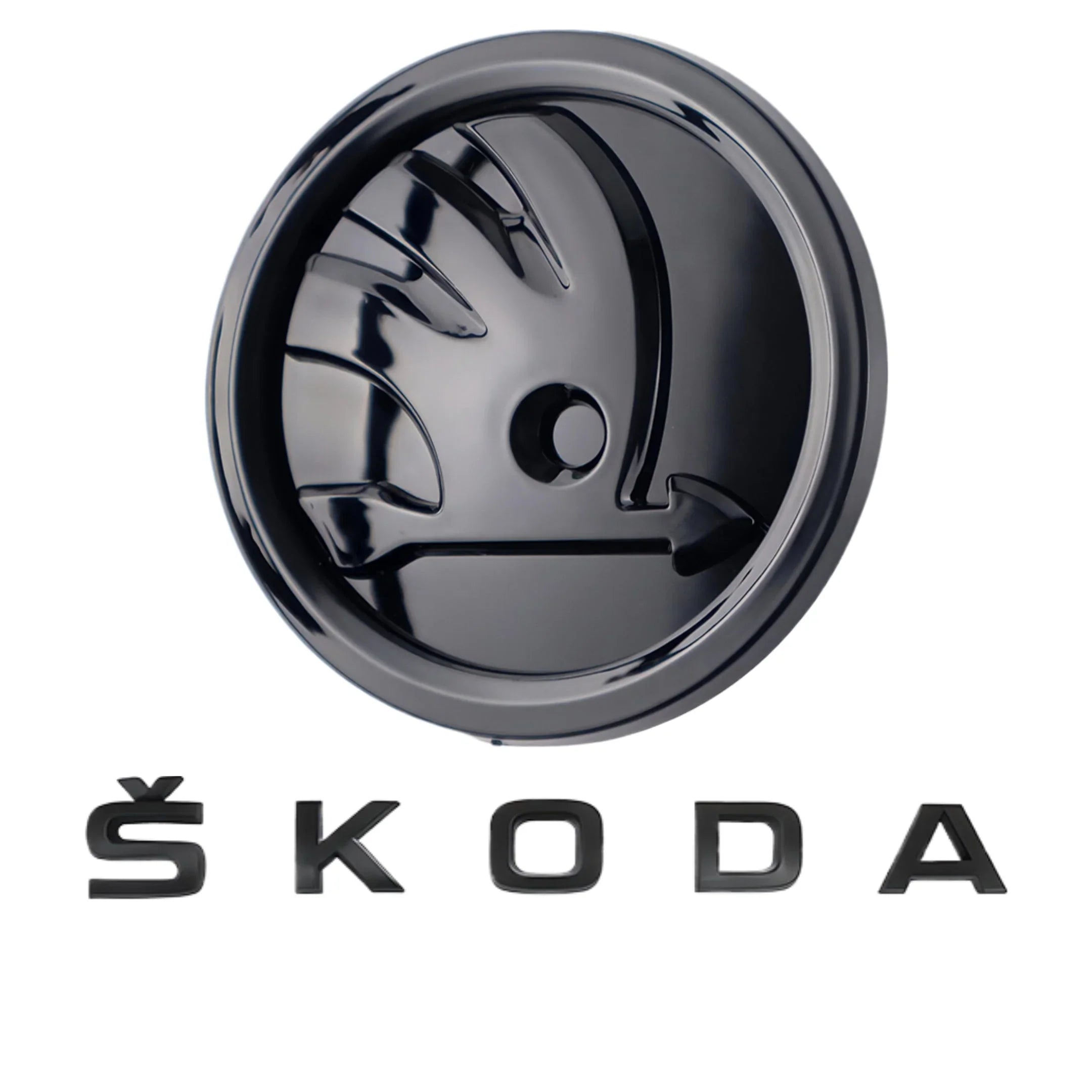 Skoda Emblem | Hochglanz Schwarz