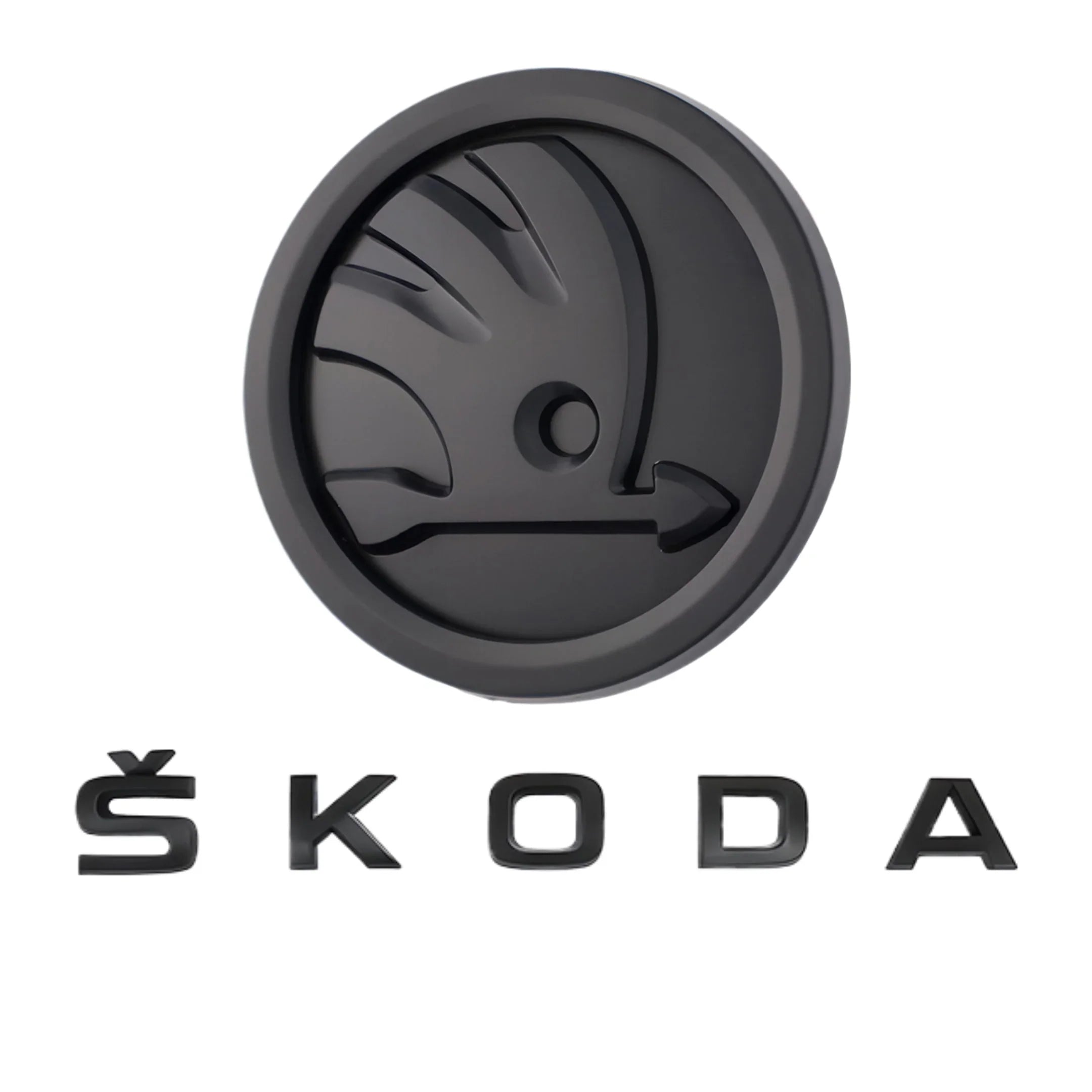 Skoda Emblem | Matt Schwarz
